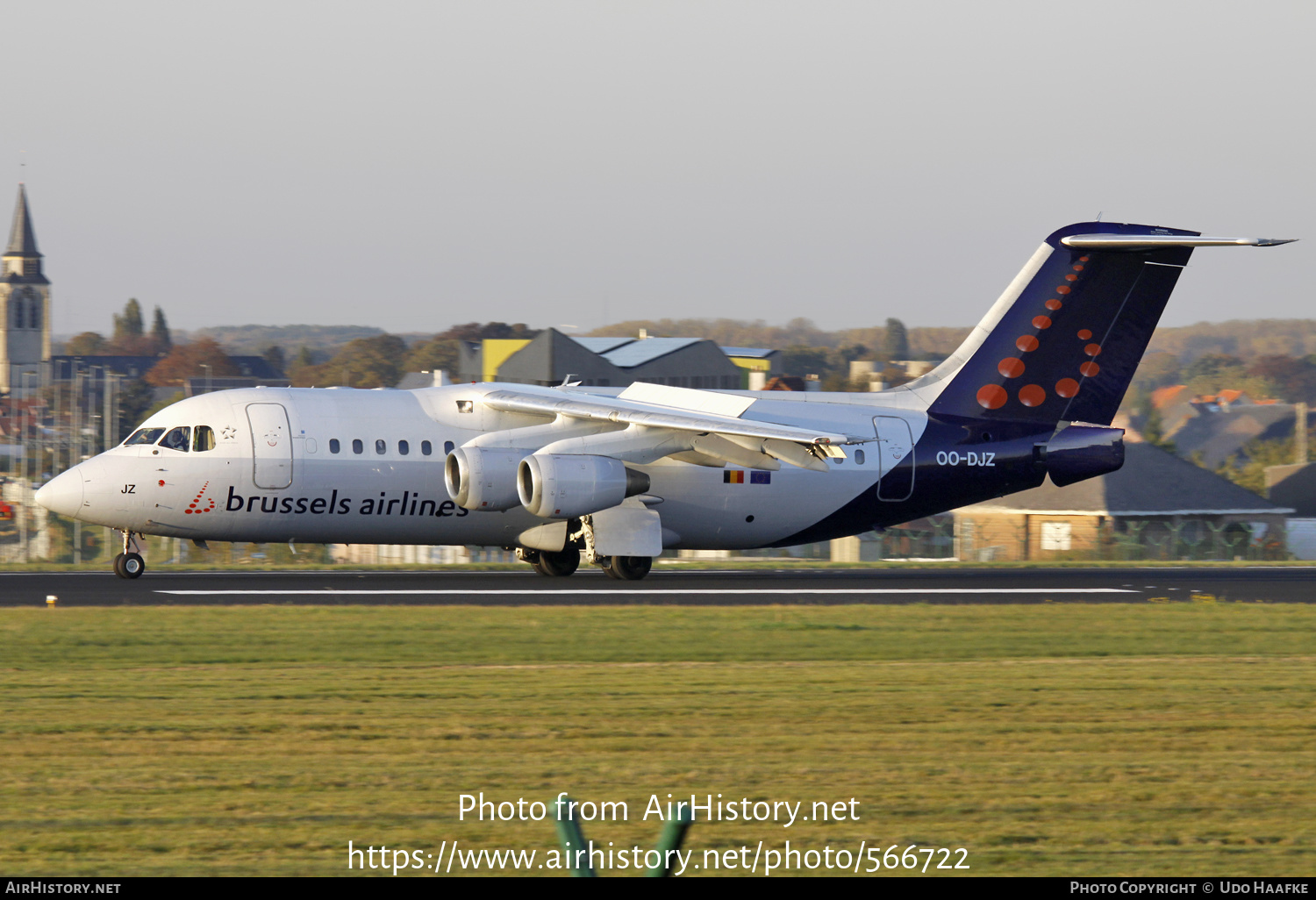 Aircraft Photo of OO-DJZ | British Aerospace Avro 146-RJ85 | Brussels Airlines | AirHistory.net #566722