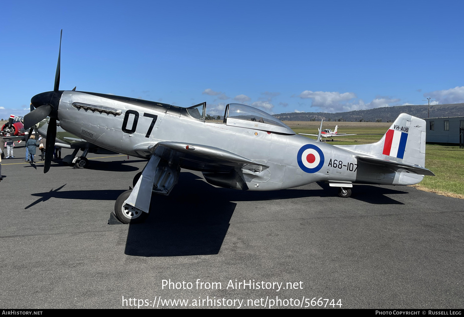 Aircraft Photo of VH-AUB / A68-107 | Commonwealth CA-18 Mustang 21 (P-51D) | Australia - Air Force | AirHistory.net #566744