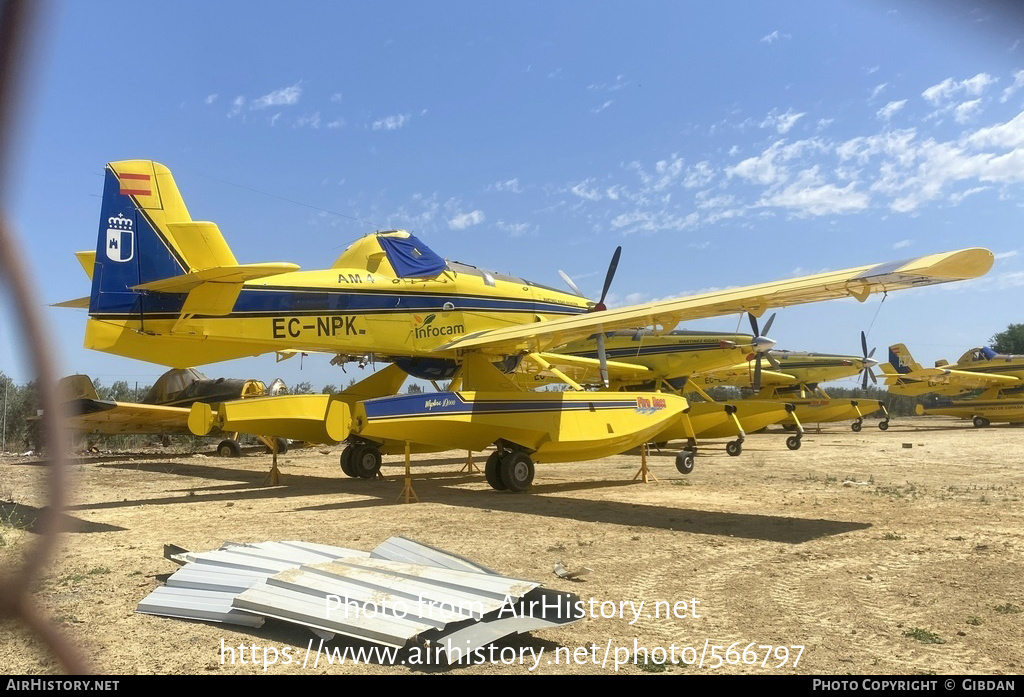 Aircraft Photo of EC-NPK | Air Tractor AT-802F Fire Boss (AT-802A) | Martínez Ridao Aviación | AirHistory.net #566797