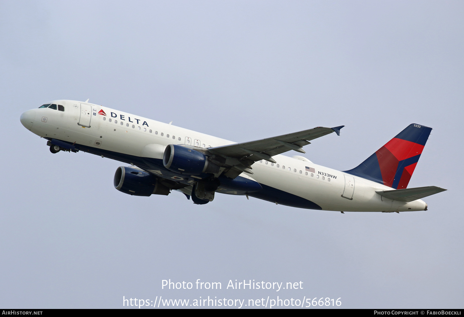 Aircraft Photo of N333NW | Airbus A320-211 | Delta Air Lines | AirHistory.net #566816