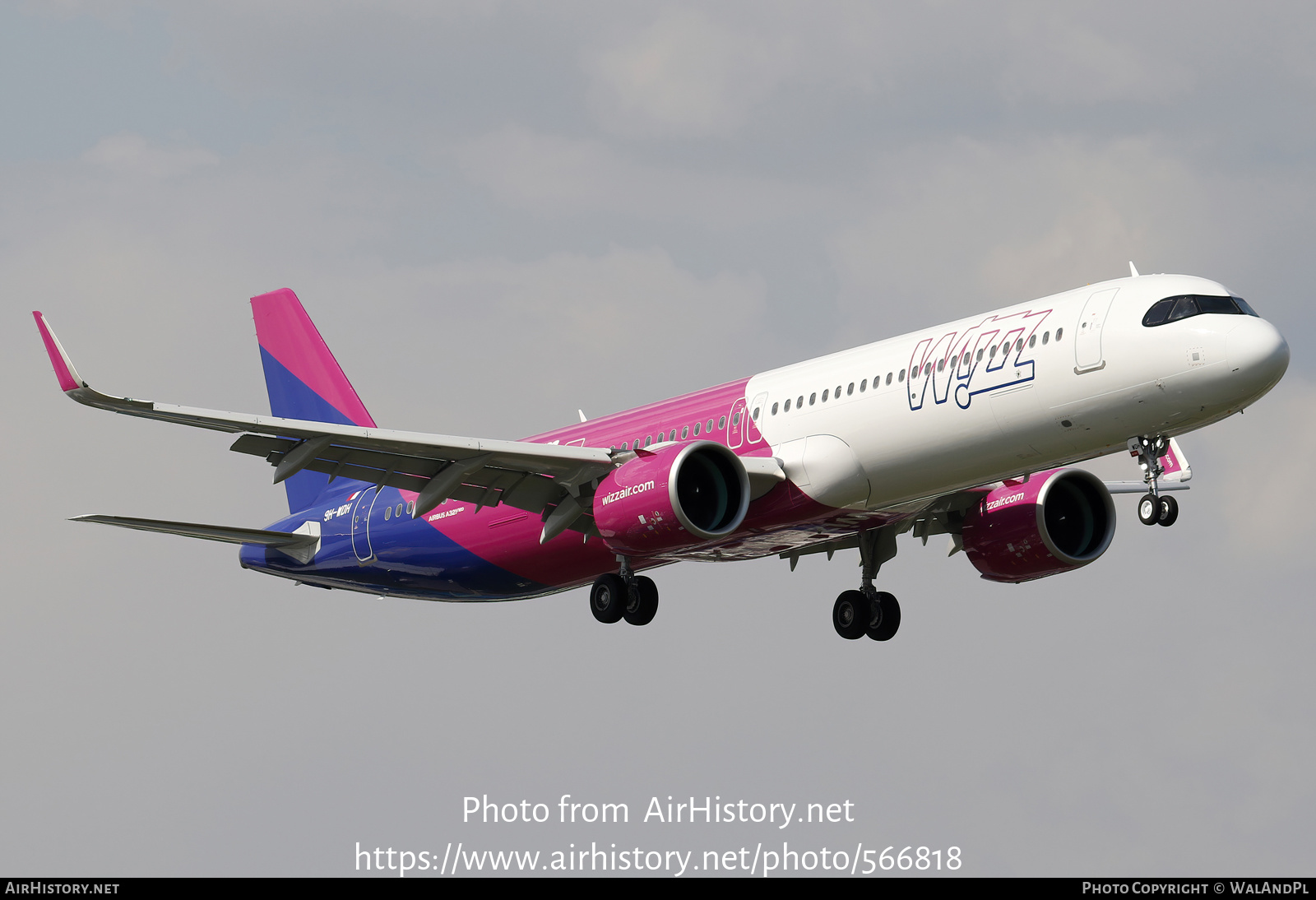 Aircraft Photo of 9H-WDH | Airbus A321-271NX | Wizz Air | AirHistory.net #566818