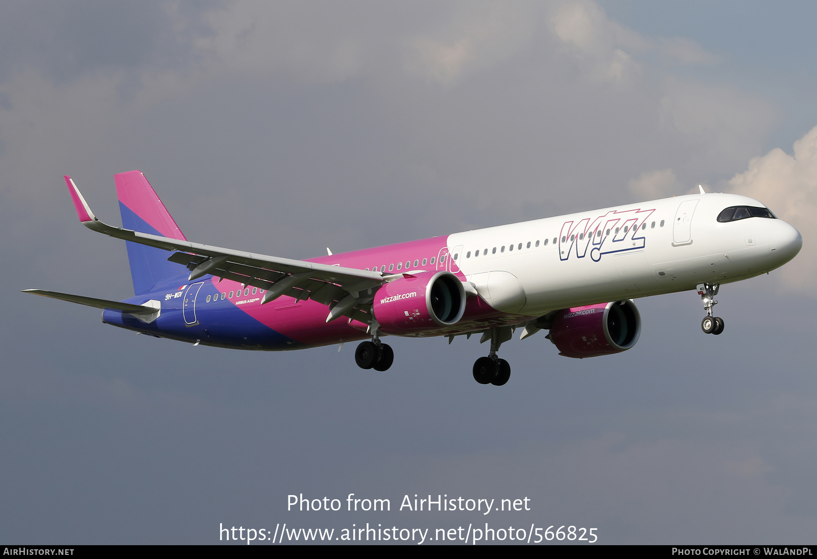 Aircraft Photo of 9H-WDI | Airbus A321-271NX | Wizz Air | AirHistory.net #566825