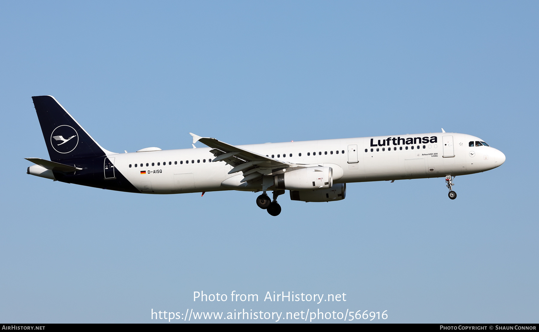 Aircraft Photo of D-AISQ | Airbus A321-231 | Lufthansa | AirHistory.net #566916