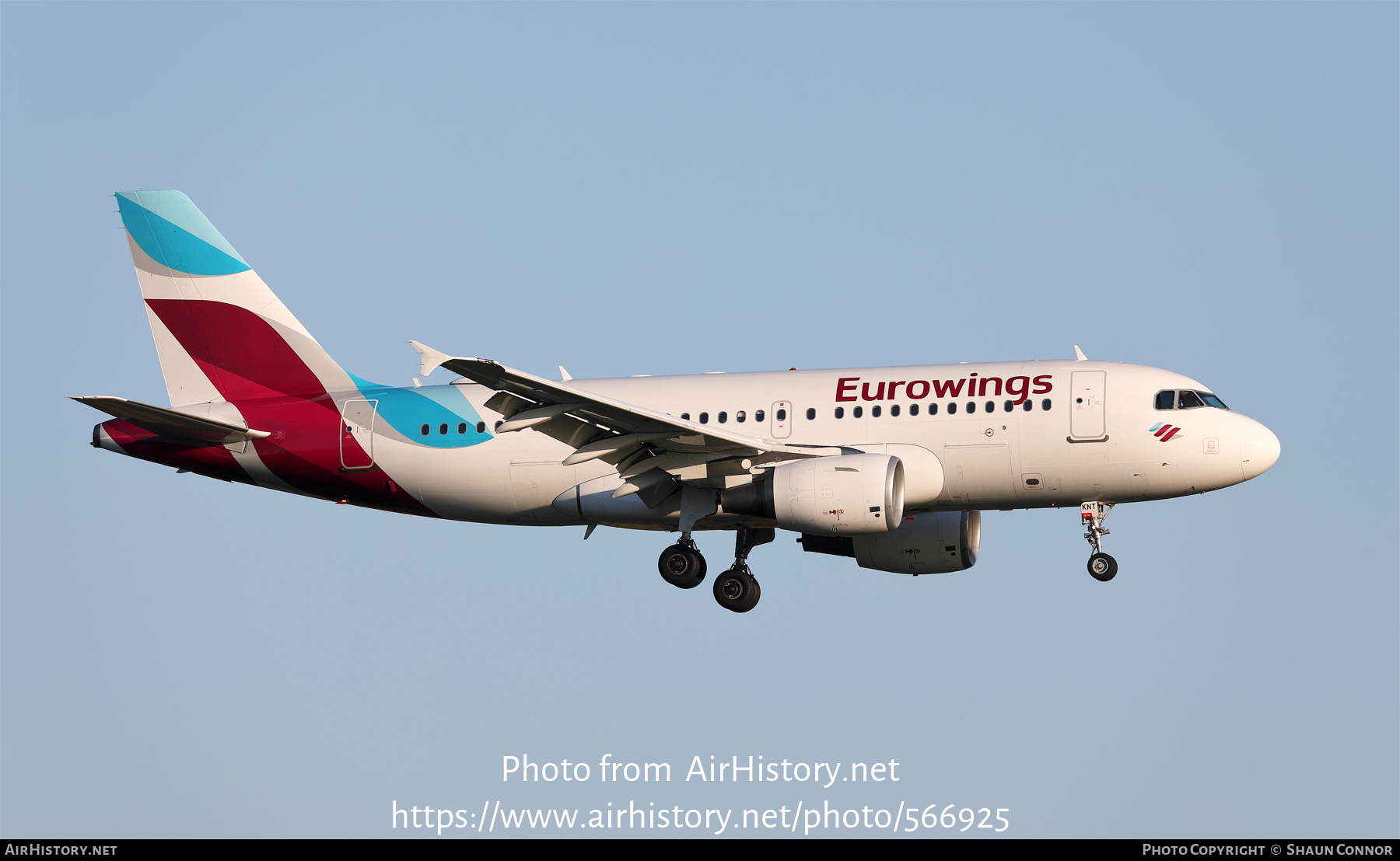 Aircraft Photo of D-AKNT | Airbus A319-112 | Eurowings | AirHistory.net #566925