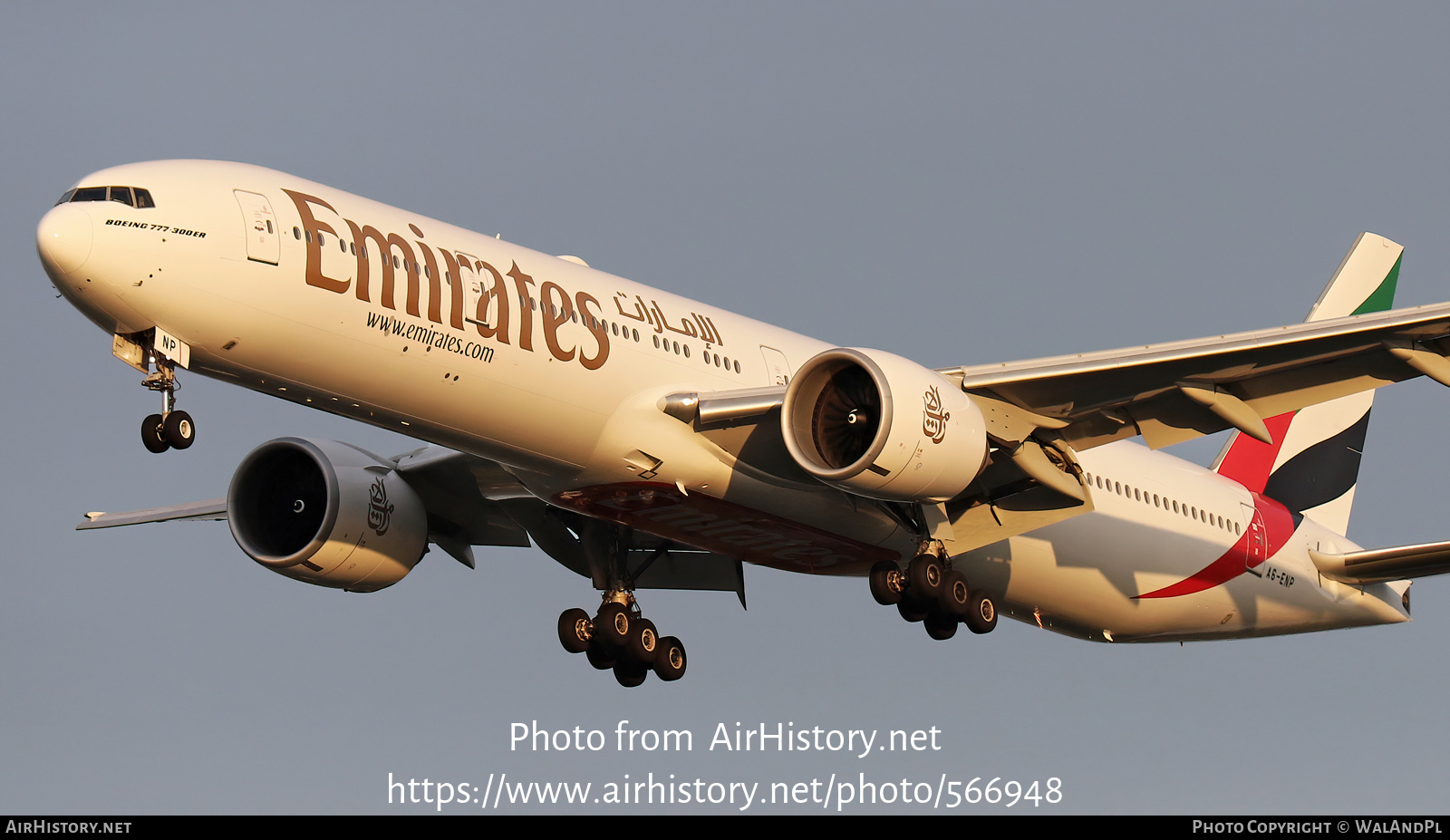 Aircraft Photo of A6-ENP | Boeing 777-31H/ER | Emirates | AirHistory.net #566948