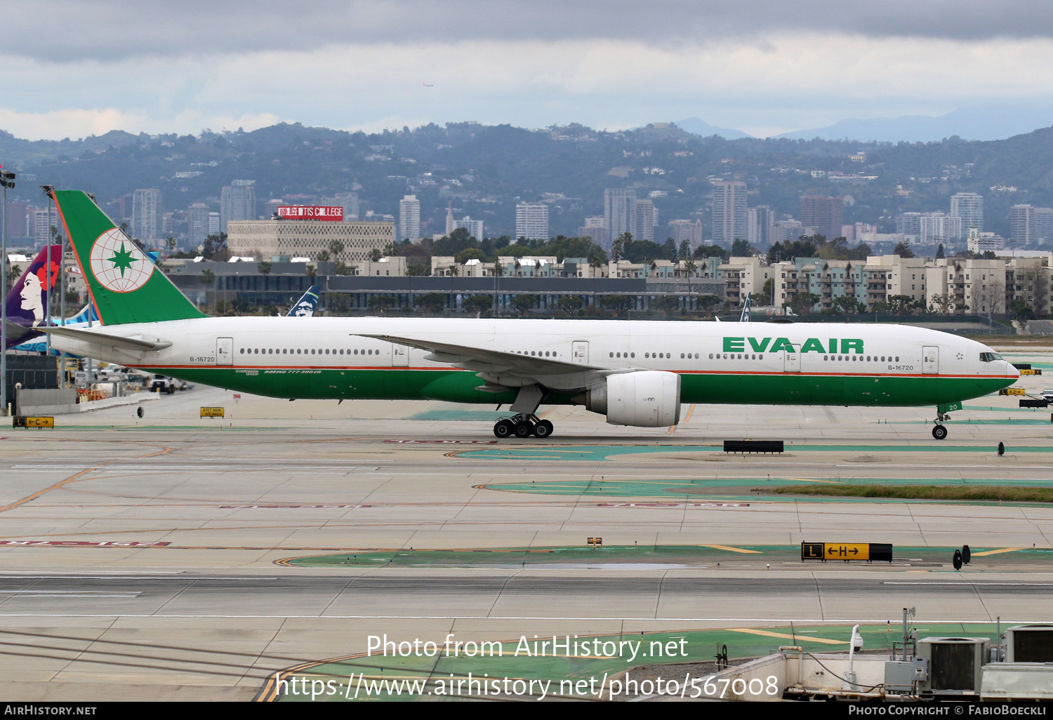 Aircraft Photo of B-16720 | Boeing 777-35E/ER | EVA Air | AirHistory.net #567008