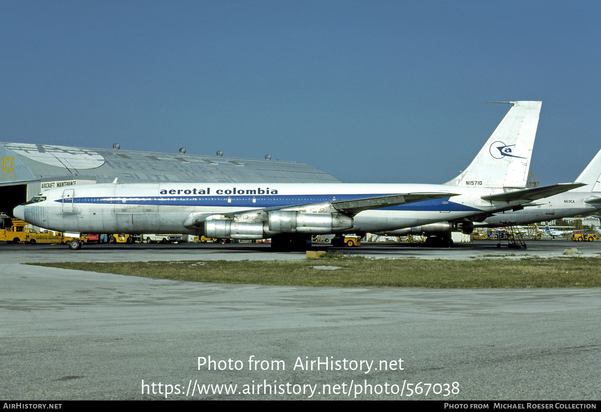 Aircraft Photo of N15710 | Boeing 707-331C | Aerotal - Aerolíneas Territoriales de Colombia | AirHistory.net #567038