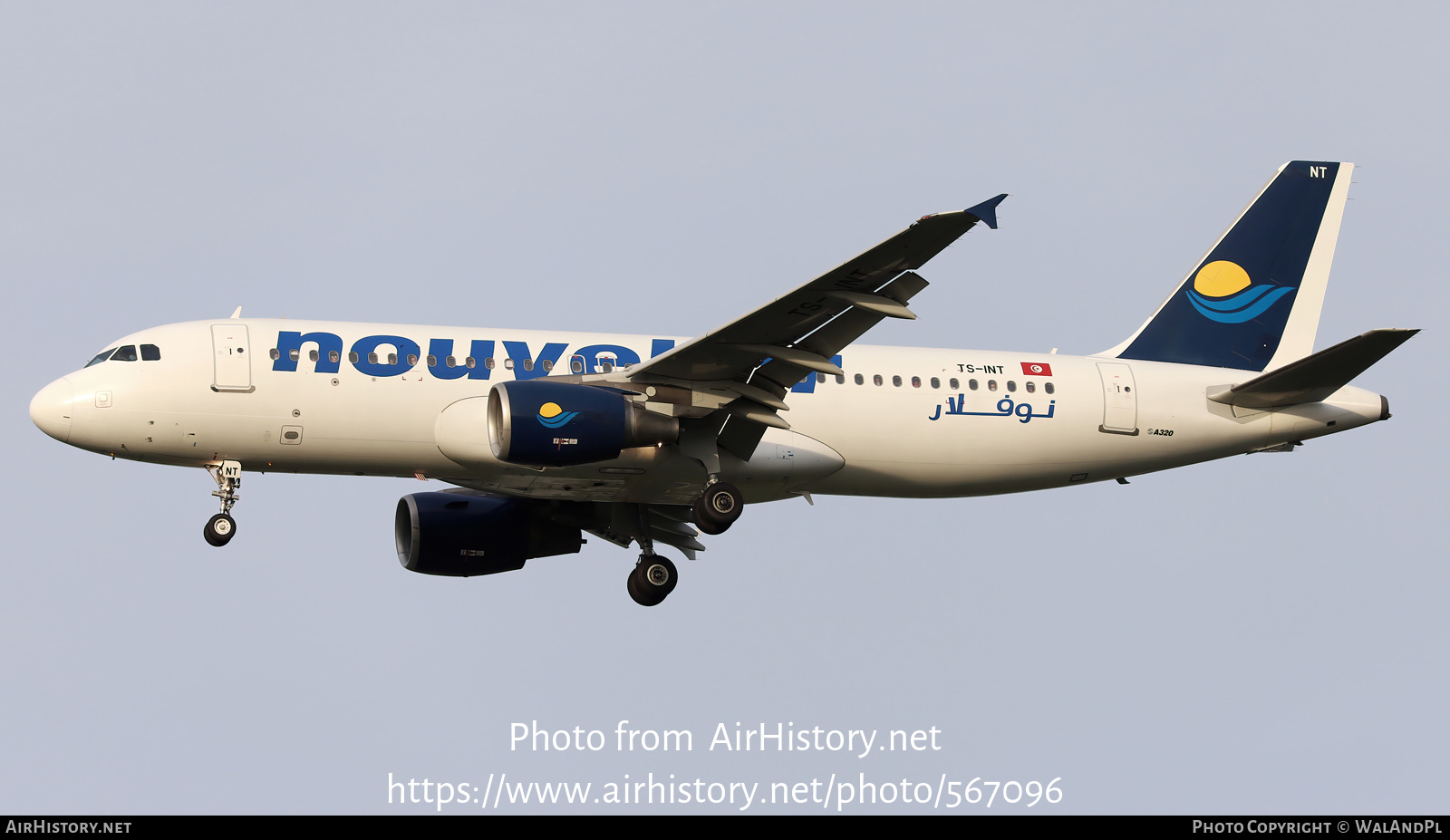 Aircraft Photo of TS-INT | Airbus A320-214 | Nouvelair Tunisie | AirHistory.net #567096