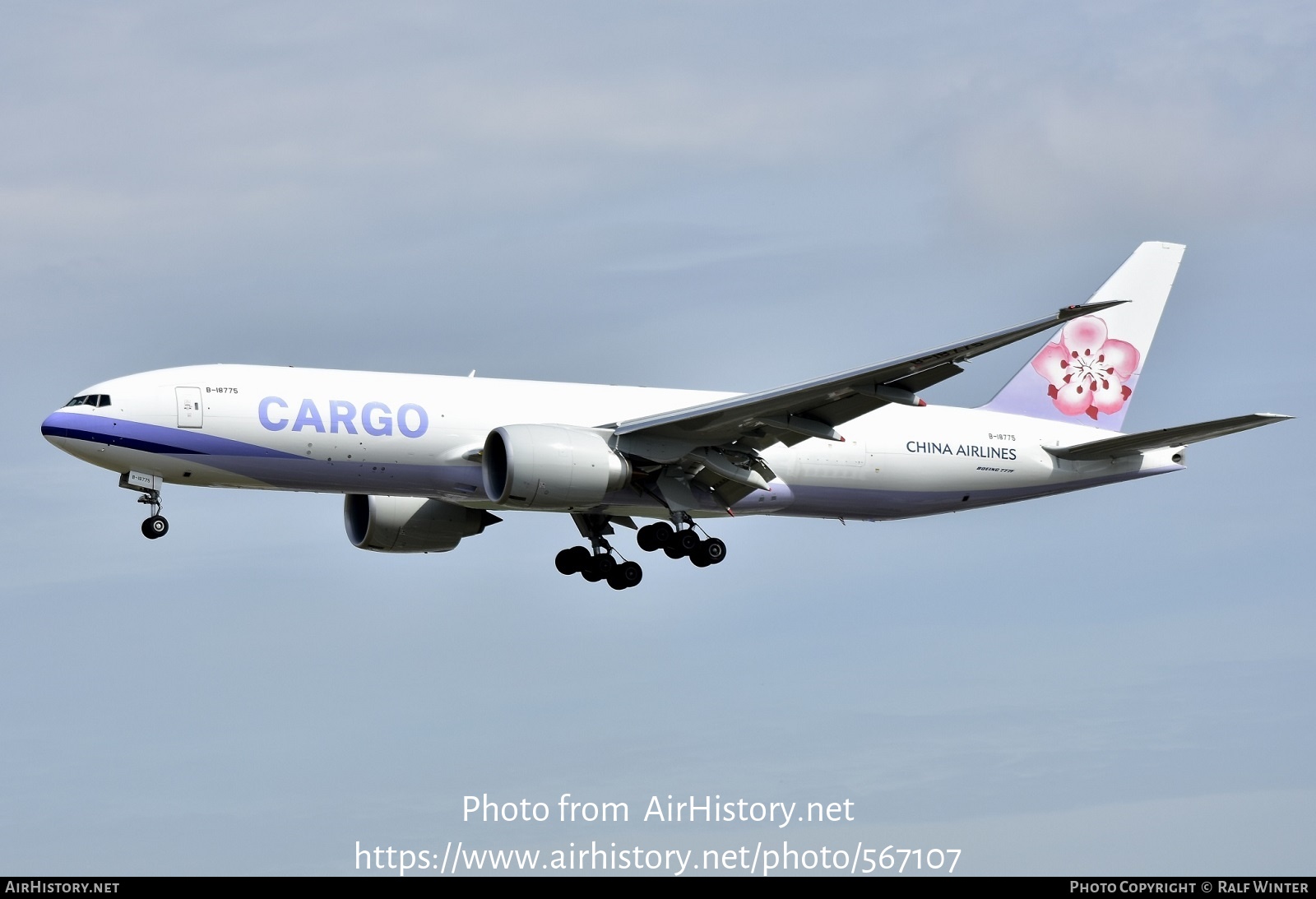 Aircraft Photo of B-18775 | Boeing 777-F | China Airlines Cargo | AirHistory.net #567107