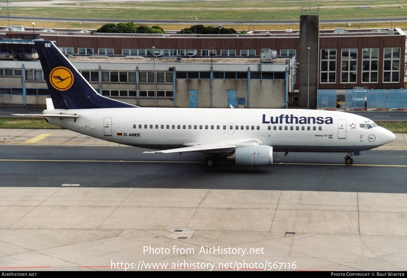 Aircraft Photo of D-ABEE | Boeing 737-330 | Lufthansa | AirHistory.net #567116