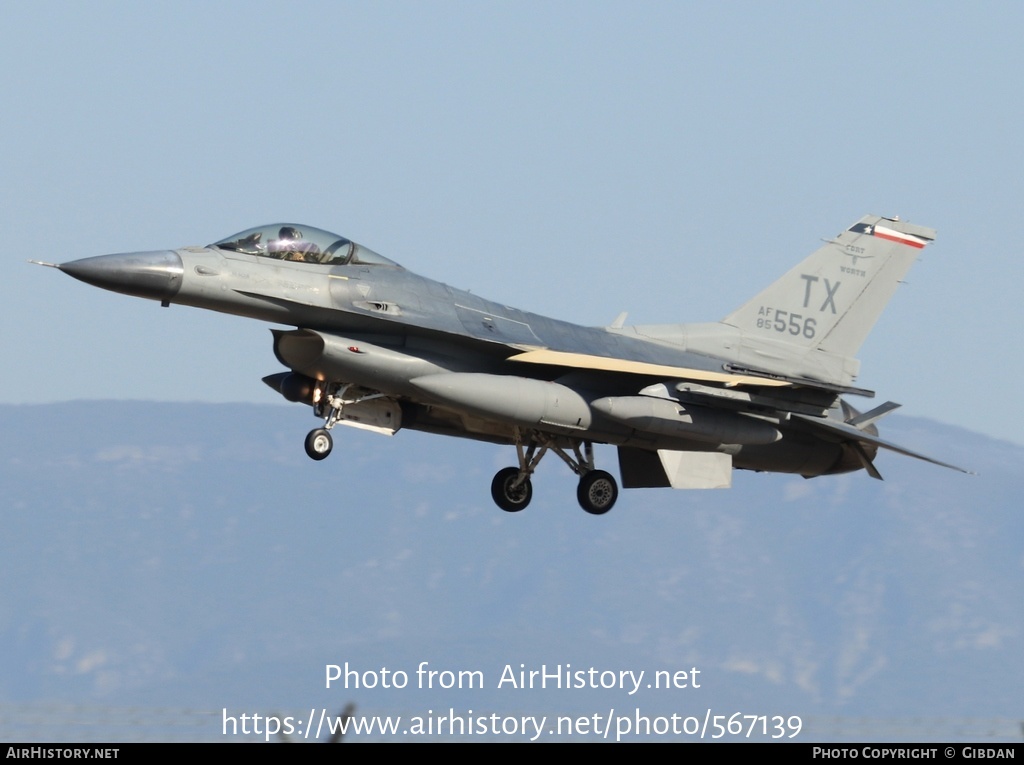 Aircraft Photo of 85-1556 / AF85-556 | General Dynamics F-16C Fighting Falcon | USA - Air Force | AirHistory.net #567139