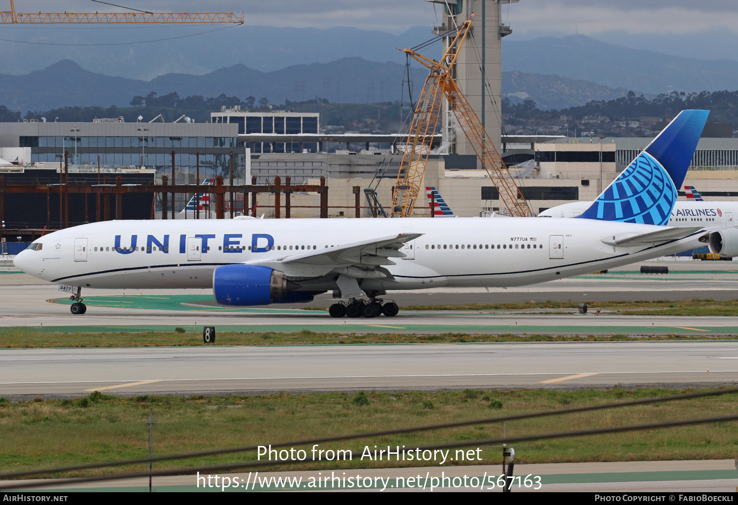 Aircraft Photo of N777UA | Boeing 777-222 | United Airlines | AirHistory.net #567163