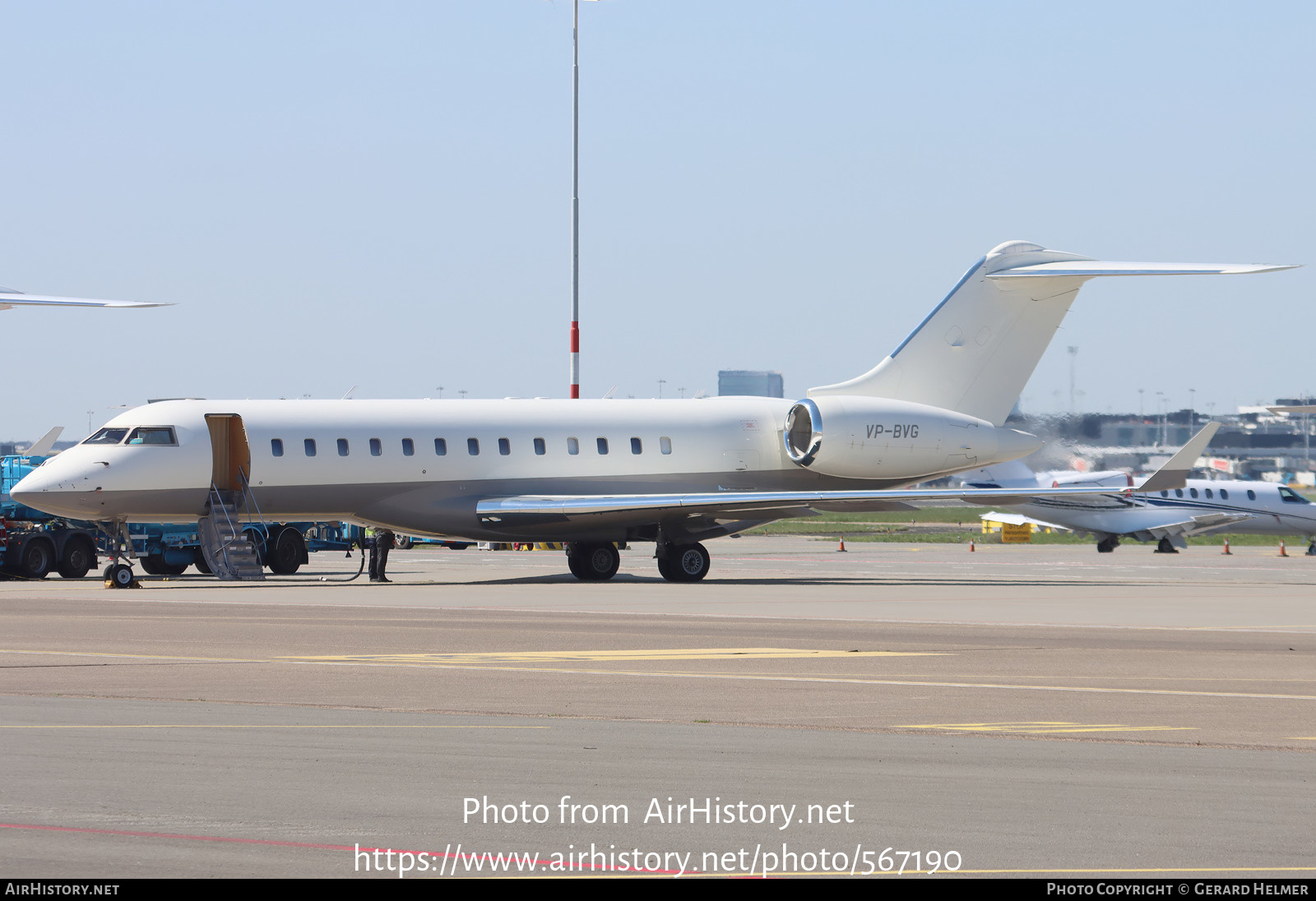 Aircraft Photo of VP-BVG | Bombardier Global Express XRS (BD-700-1A10) | AirHistory.net #567190