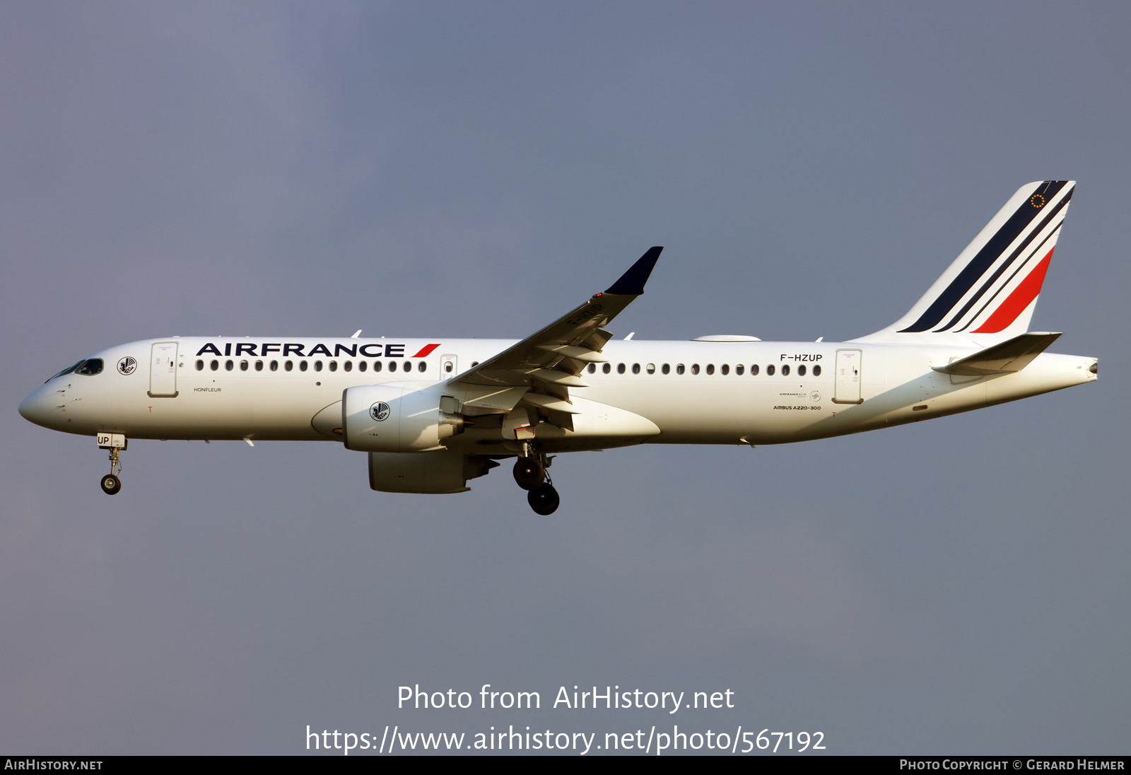 Aircraft Photo of F-HZUP | Airbus A220-371 (BD-500-1A11) | Air France | AirHistory.net #567192