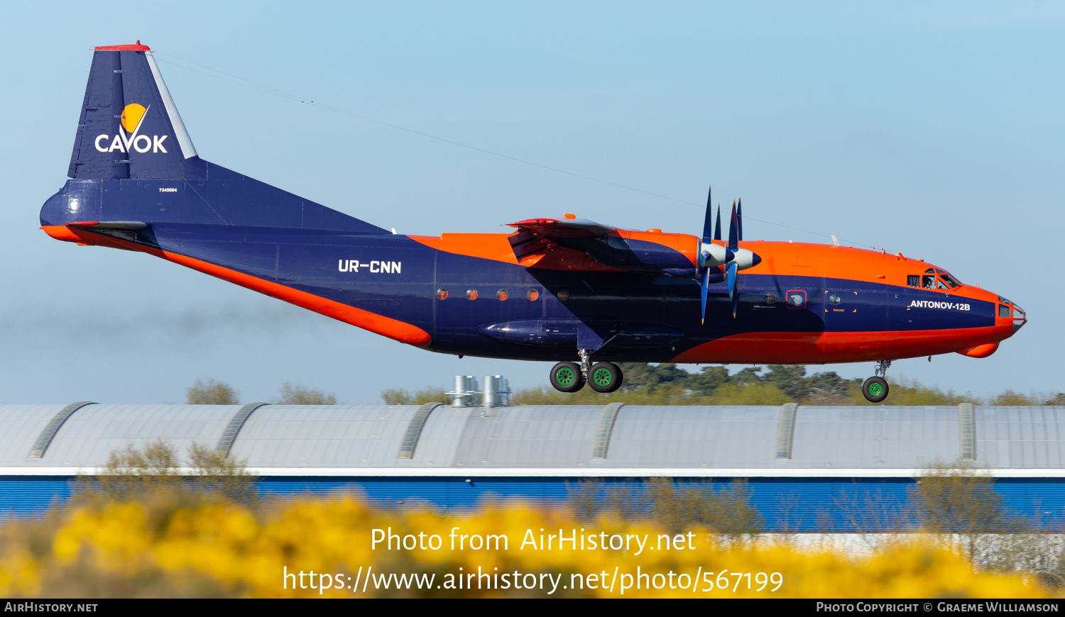 Aircraft Photo of UR-CNN | Antonov An-12B | Cavok Air | AirHistory.net #567199