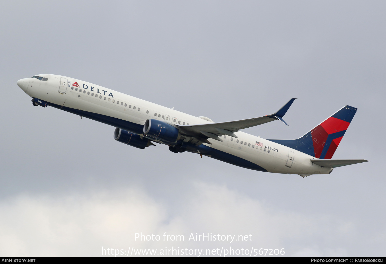 Aircraft Photo of N839DN | Boeing 737-932/ER | Delta Air Lines | AirHistory.net #567206