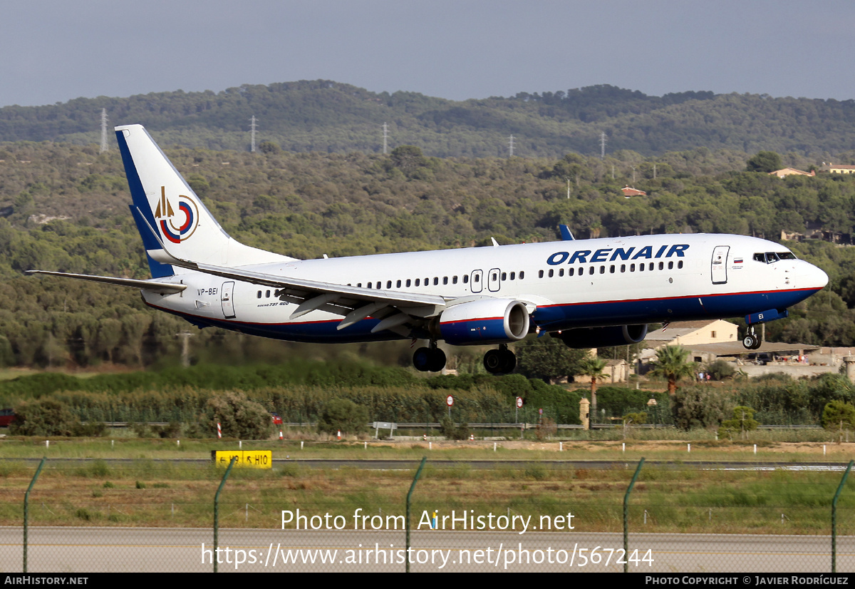 Aircraft Photo of VP-BEI | Boeing 737-86J | Orenair | AirHistory.net #567244