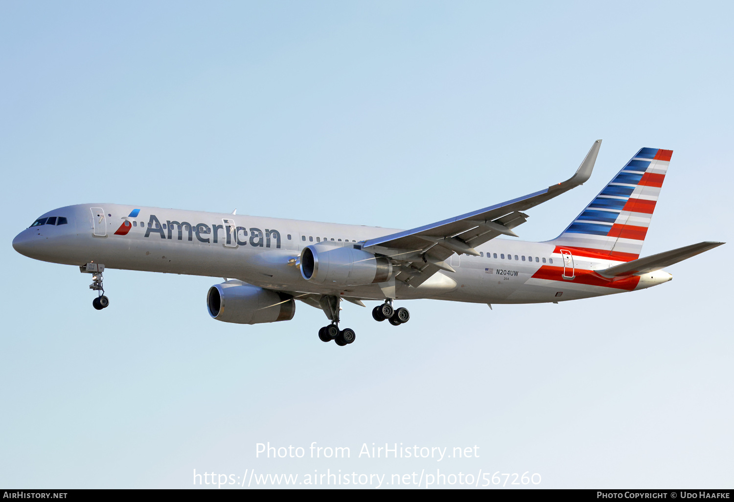 Aircraft Photo of N204UW | Boeing 757-23N | American Airlines | AirHistory.net #567260