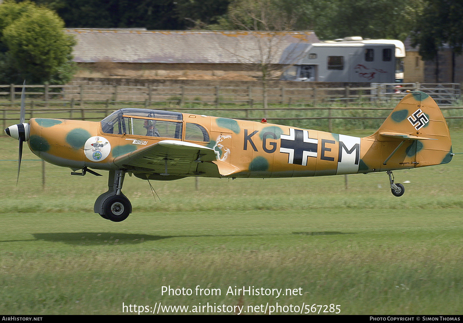 Aircraft Photo of G-ETME | Nord 1002 Pingouin II | Germany - Air Force | AirHistory.net #567285