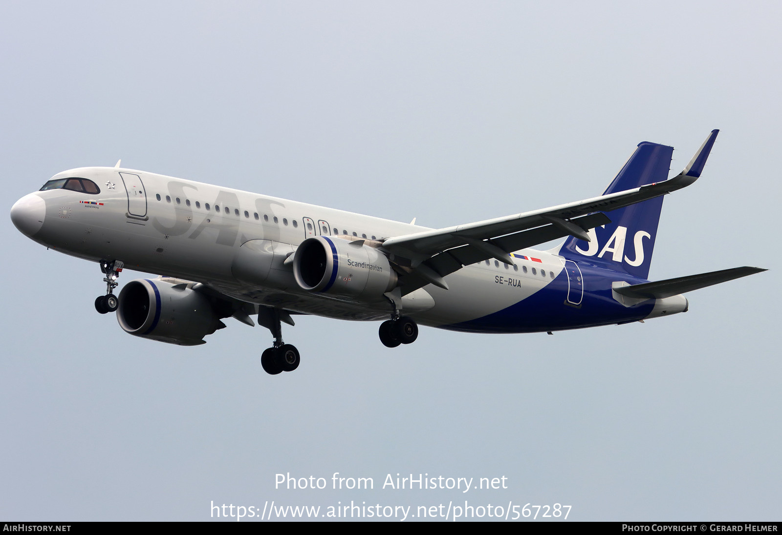 Aircraft Photo of SE-RUA | Airbus A320-251N | Scandinavian Airlines - SAS | AirHistory.net #567287