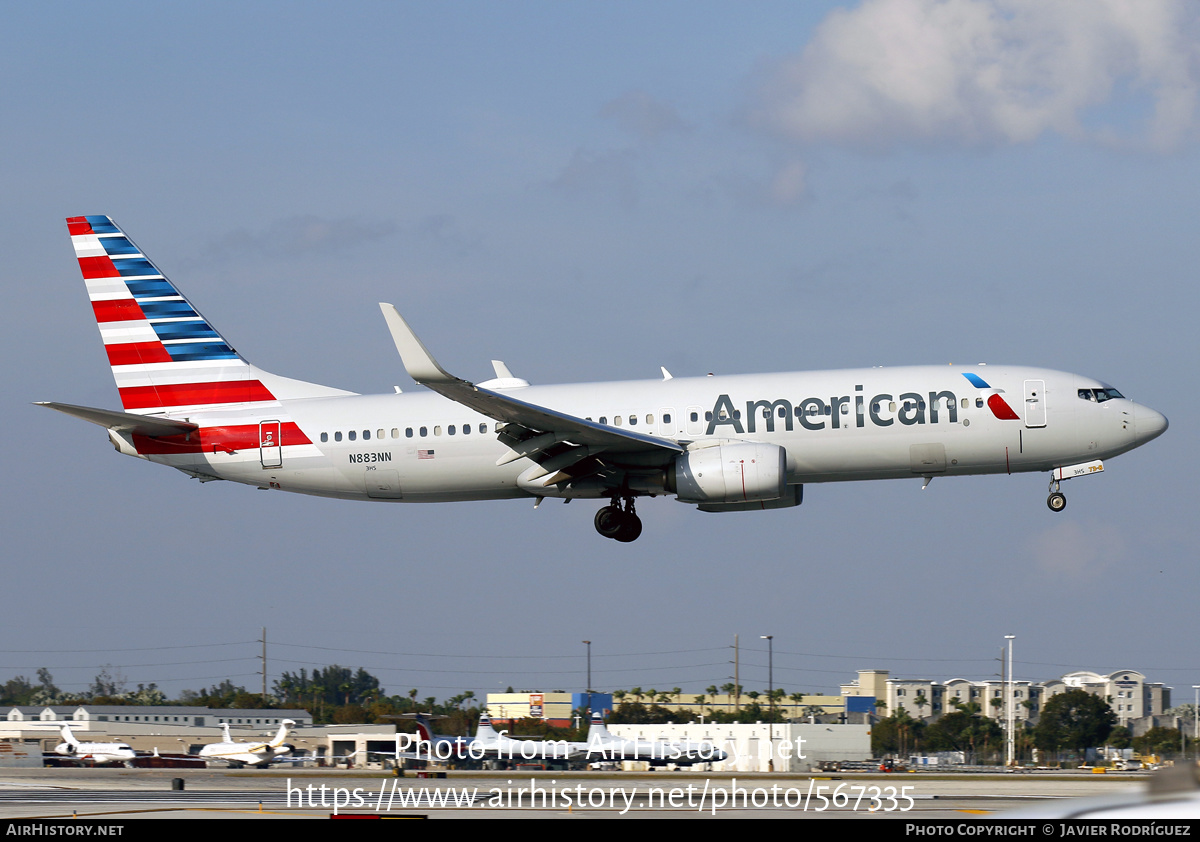 Aircraft Photo of N883NN | Boeing 737-823 | American Airlines | AirHistory.net #567335