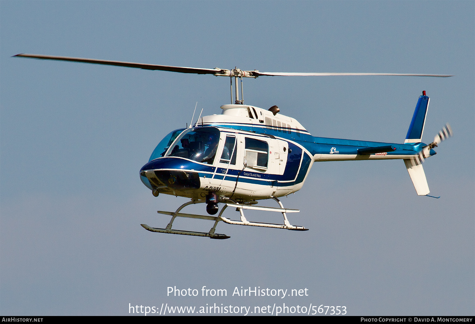 Aircraft Photo of C-GUYM | Bell 206B-2 JetRanger II | Great Slave Helicopters | AirHistory.net #567353