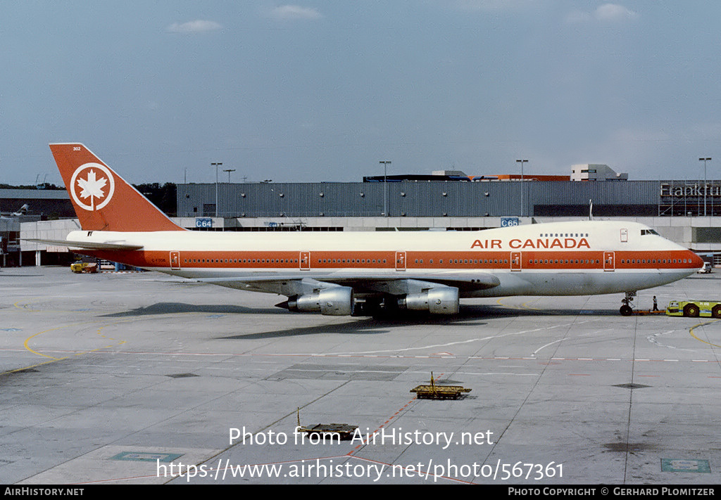 Aircraft Photo of C-FTOB | Boeing 747-133 | Air Canada | AirHistory.net #567361