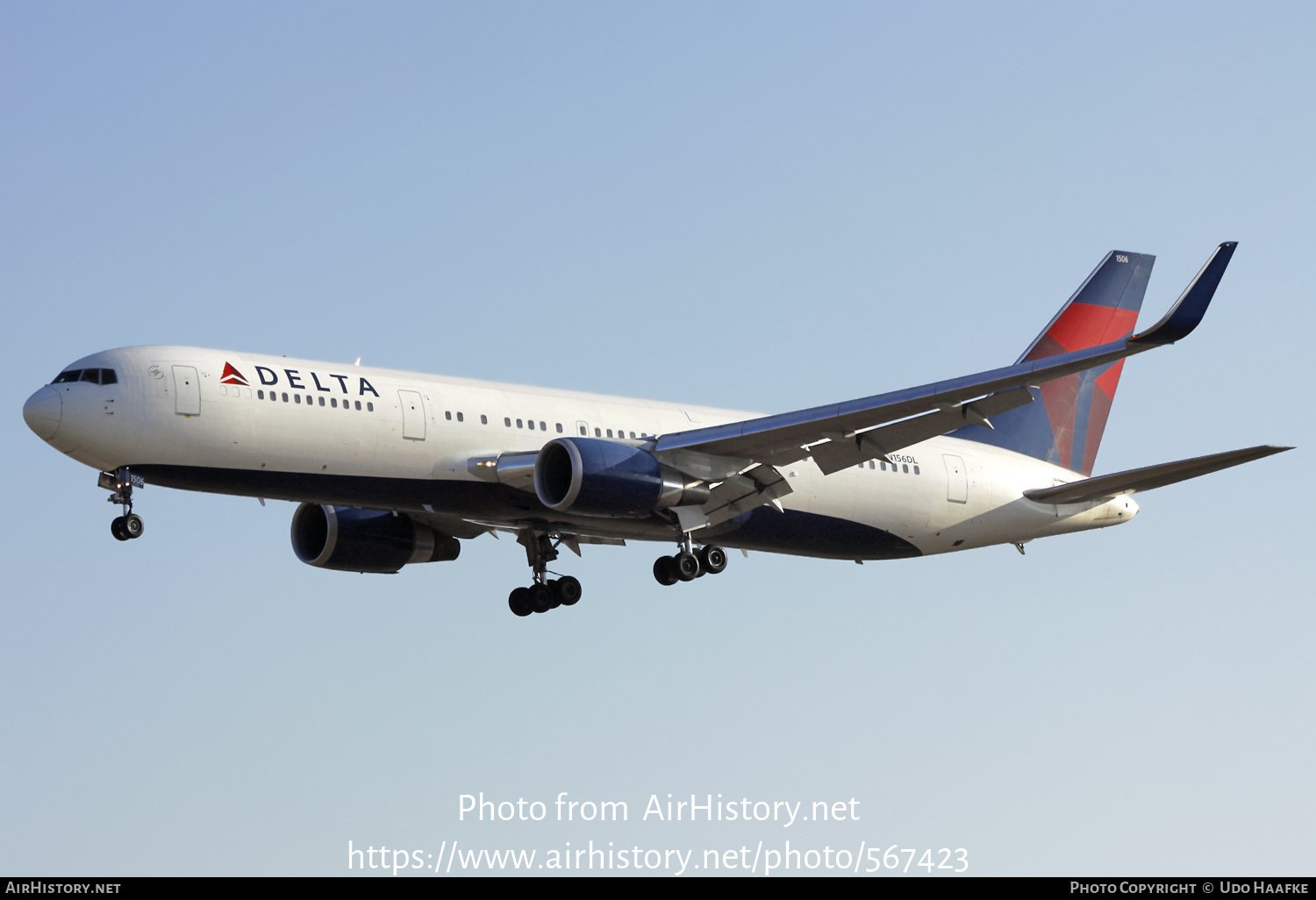 Aircraft Photo of N156DL | Boeing 767-3P6/ER | Delta Air Lines | AirHistory.net #567423