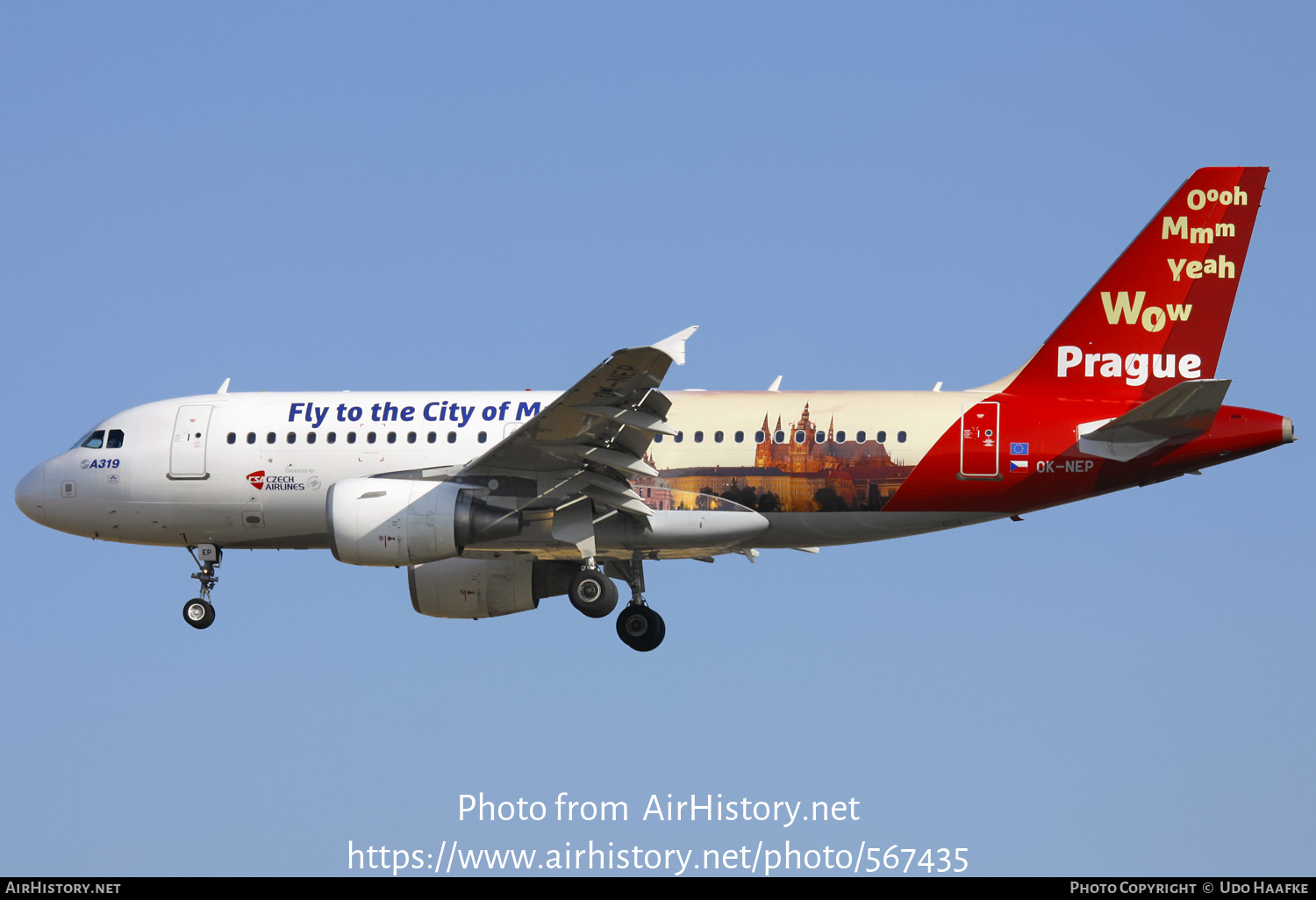 Aircraft Photo of OK-NEP | Airbus A319-112 | ČSA - Czech Airlines | AirHistory.net #567435