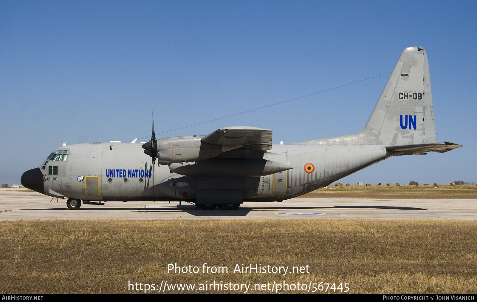 Aircraft Photo of CH-08 | Lockheed C-130H Hercules | Belgium - Air Force | AirHistory.net #567445