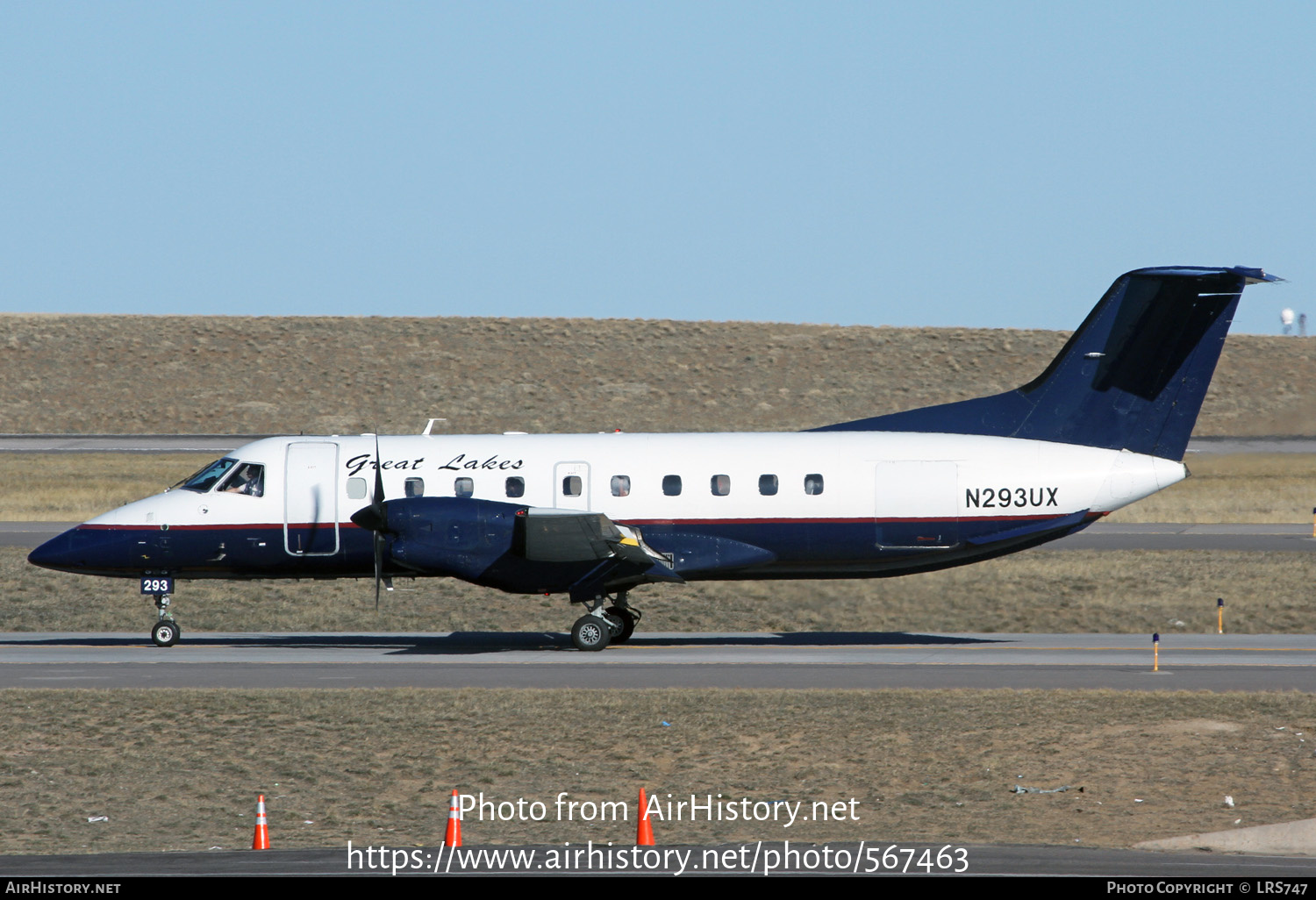 Aircraft Photo of N293UX | Embraer EMB-120ER Brasilia | Great Lakes Airlines | AirHistory.net #567463