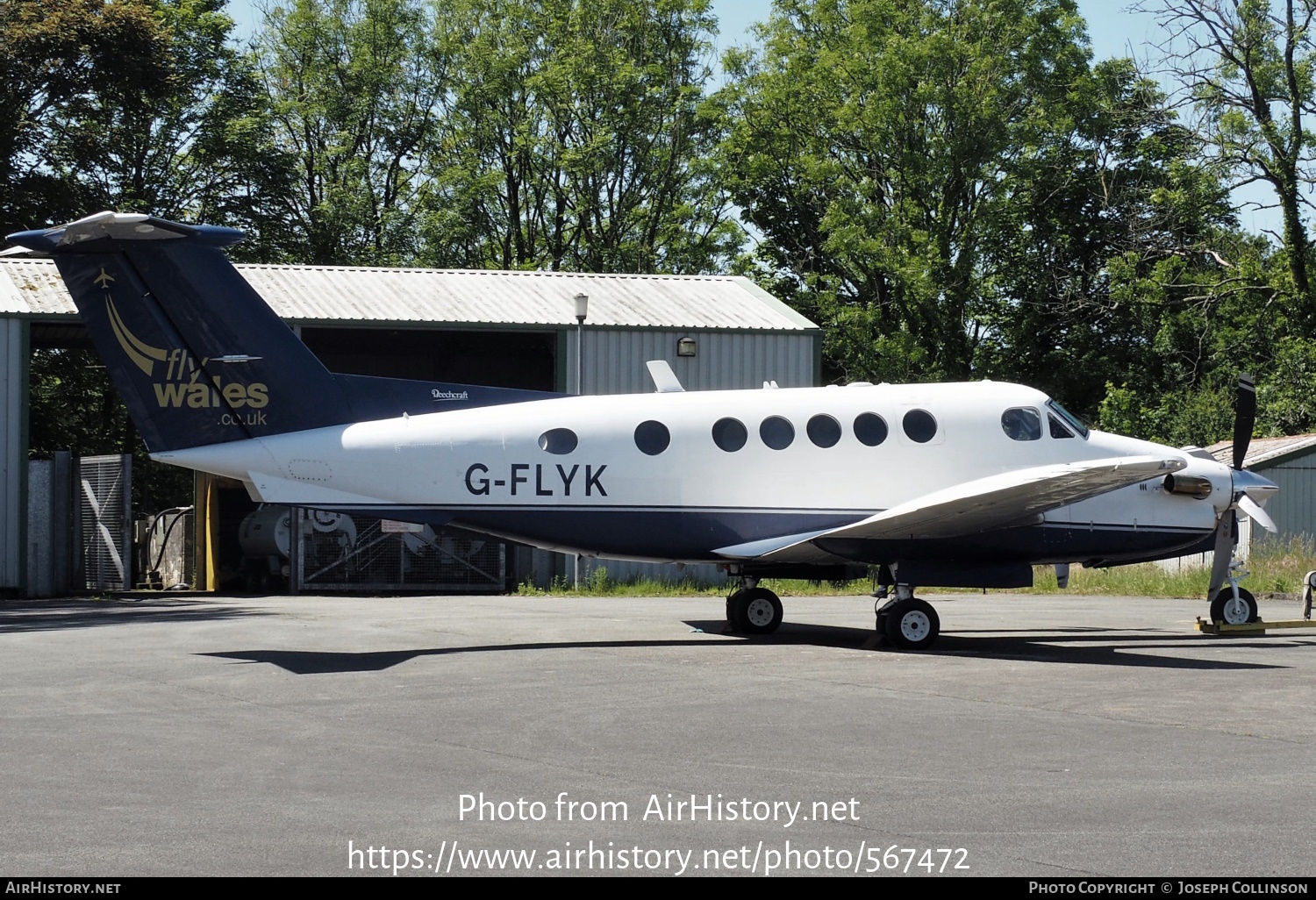 Aircraft Photo of G-FLYK | Beech B200 Super King Air | Fly Wales | AirHistory.net #567472