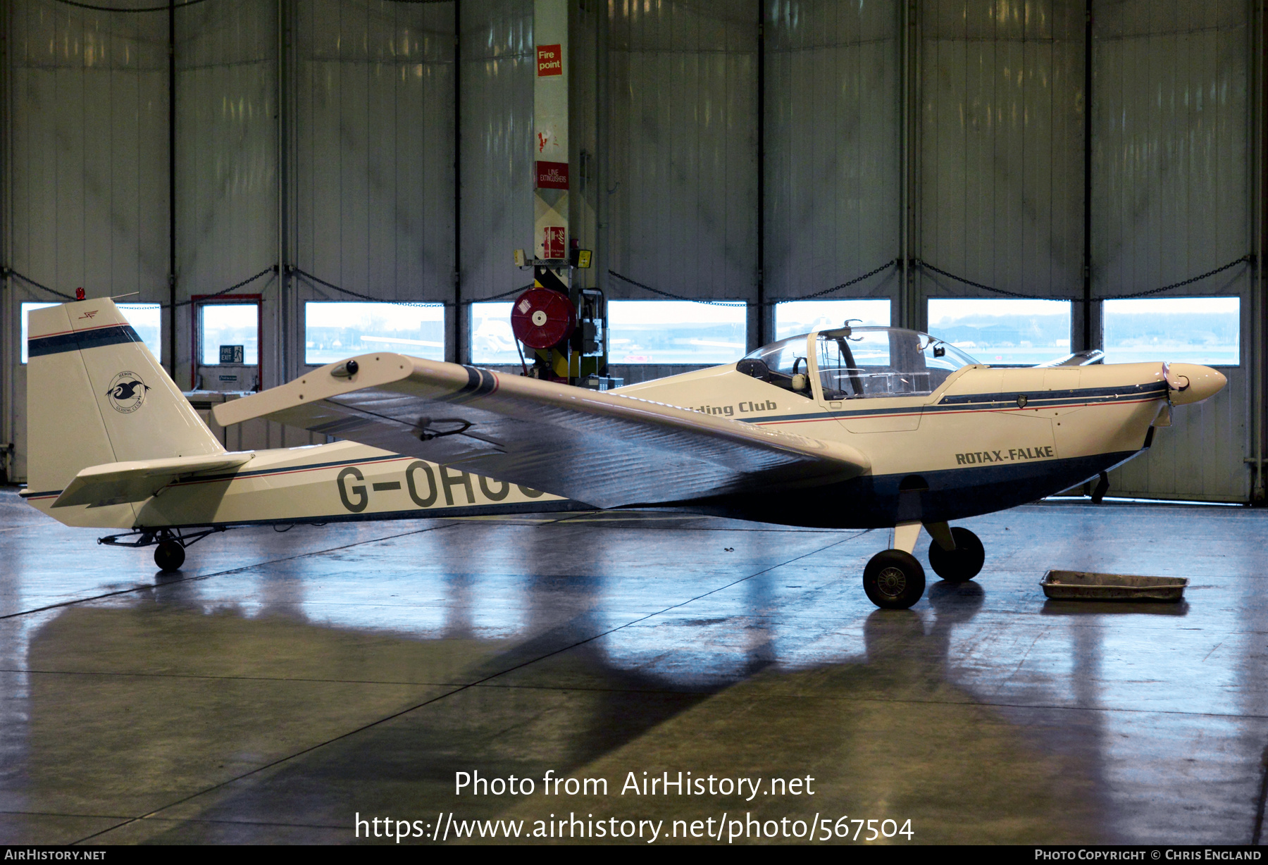 Aircraft Photo of G-OHGC | Scheibe SF-25C/TL Rotax-Falke | Heron Gliding Club | AirHistory.net #567504