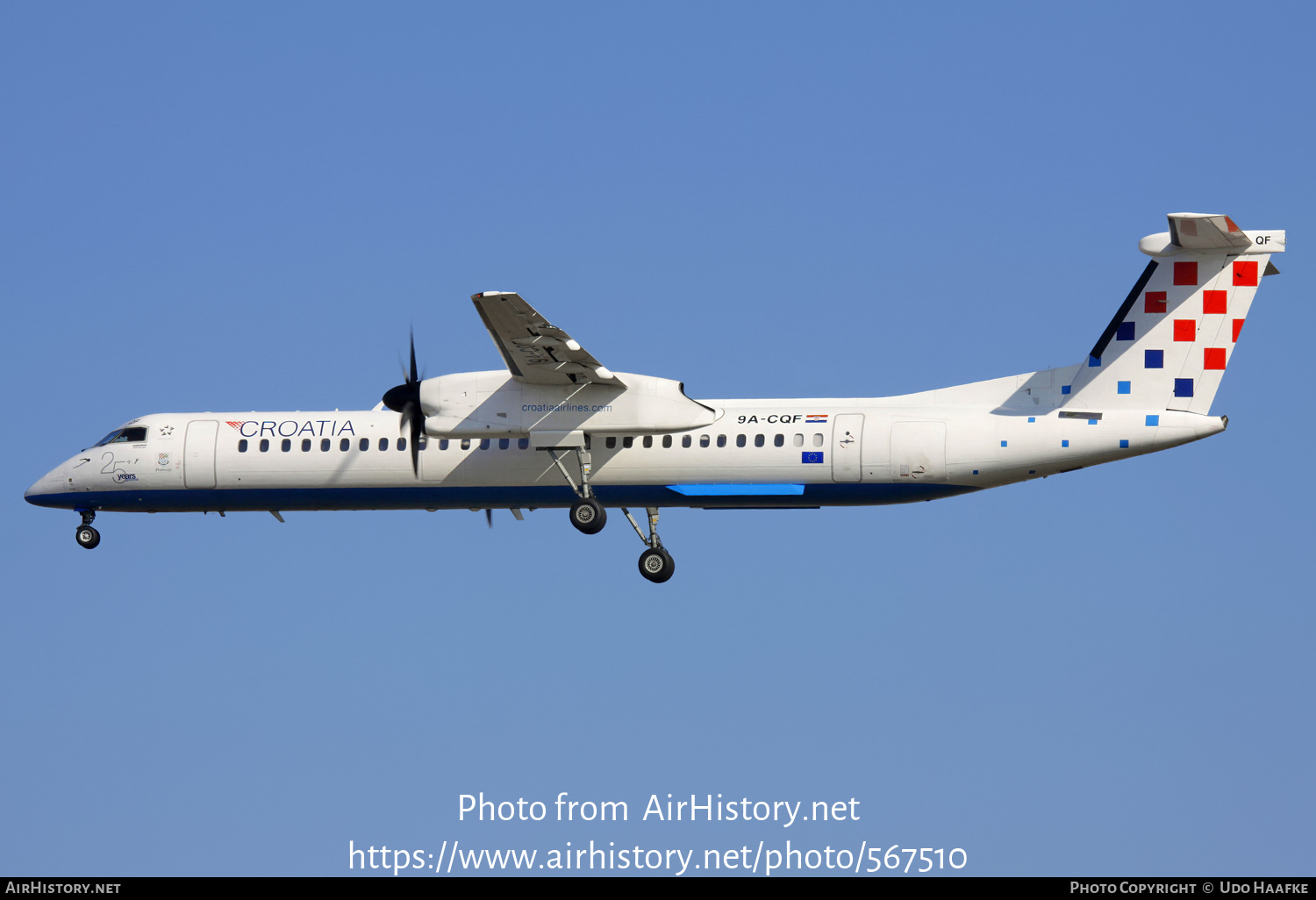 Aircraft Photo of 9A-CQF | Bombardier DHC-8-402 Dash 8 | Croatia Airlines | AirHistory.net #567510