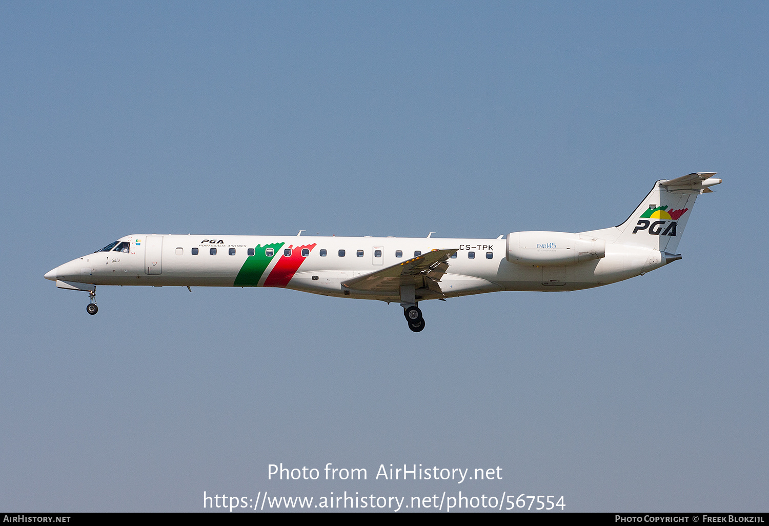 Aircraft Photo of CS-TPK | Embraer ERJ-145EP (EMB-145EP) | Portugália Airlines - PGA | AirHistory.net #567554