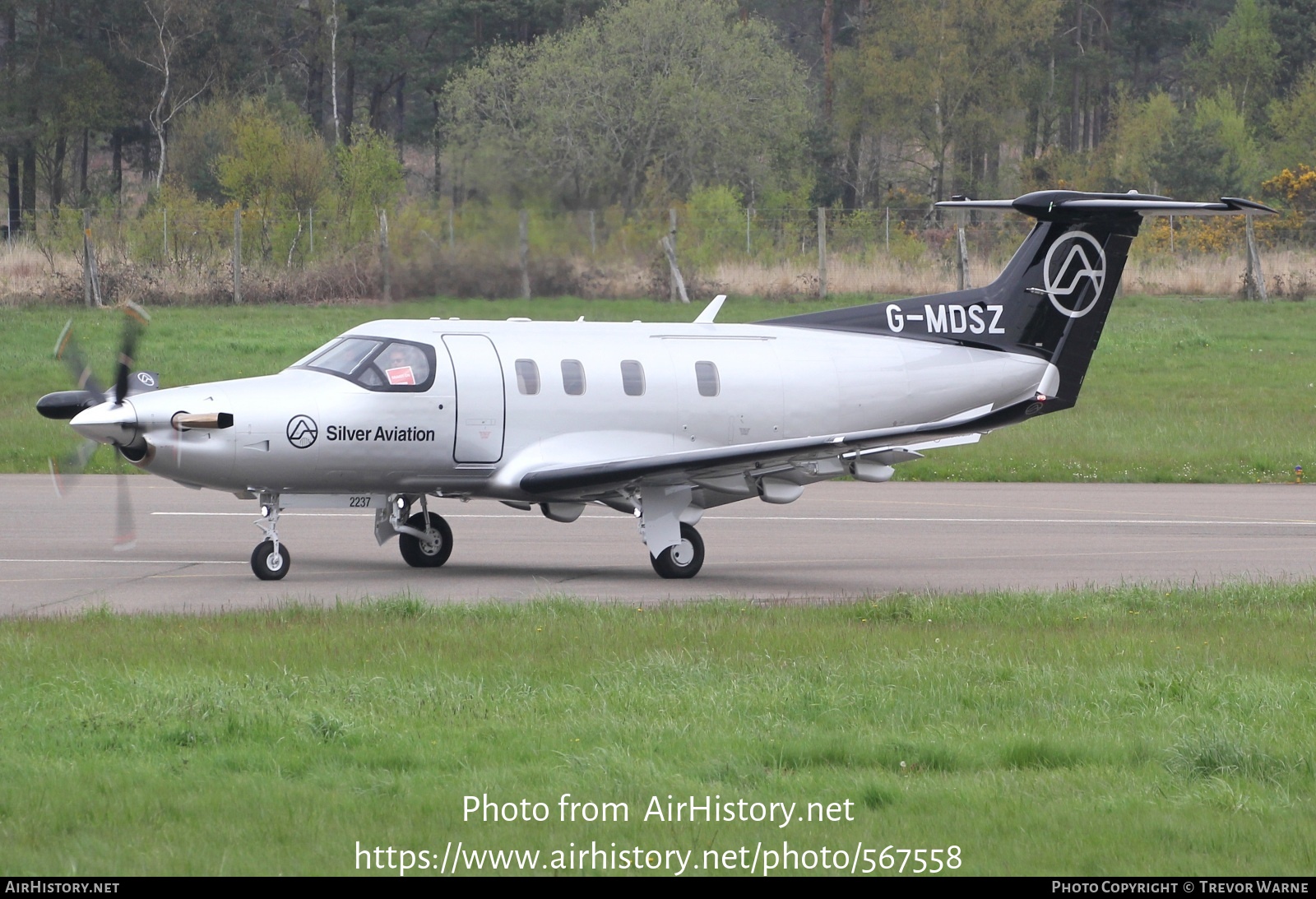 Aircraft Photo of G-MDSZ | Pilatus PC-12NGX (PC-12/47E) | Silver Aviation | AirHistory.net #567558