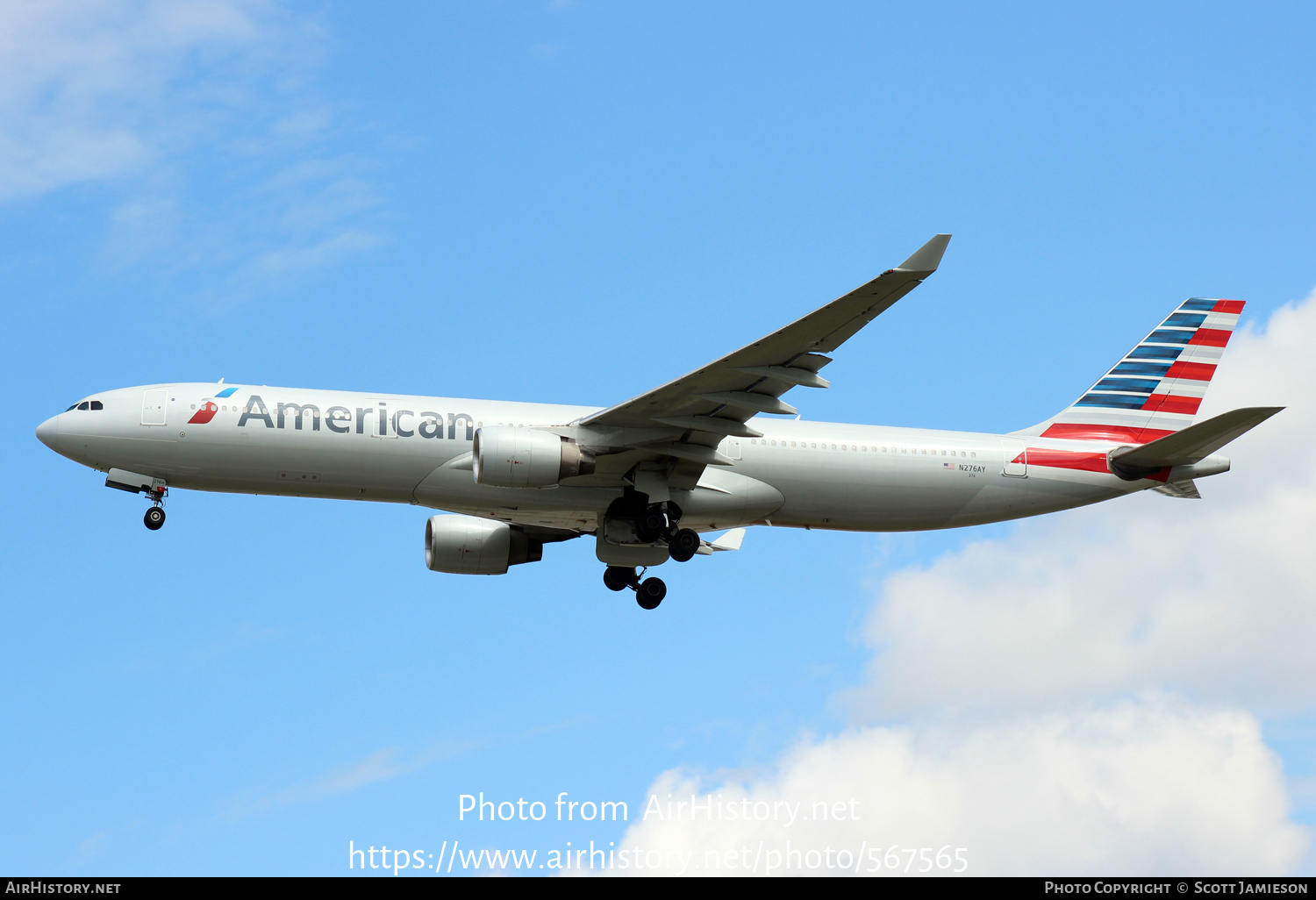 Aircraft Photo of N276AY | Airbus A330-323E | American Airlines | AirHistory.net #567565