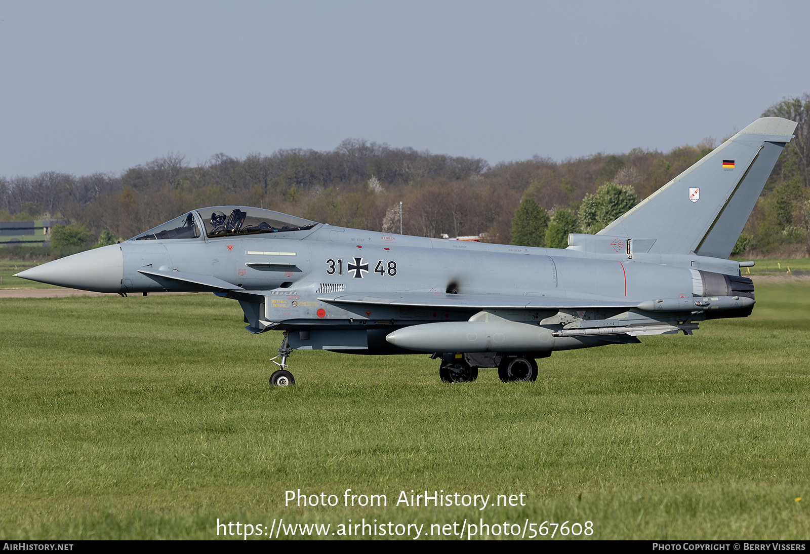 Aircraft Photo of 3148 | Eurofighter EF-2000 Typhoon | Germany - Air Force | AirHistory.net #567608