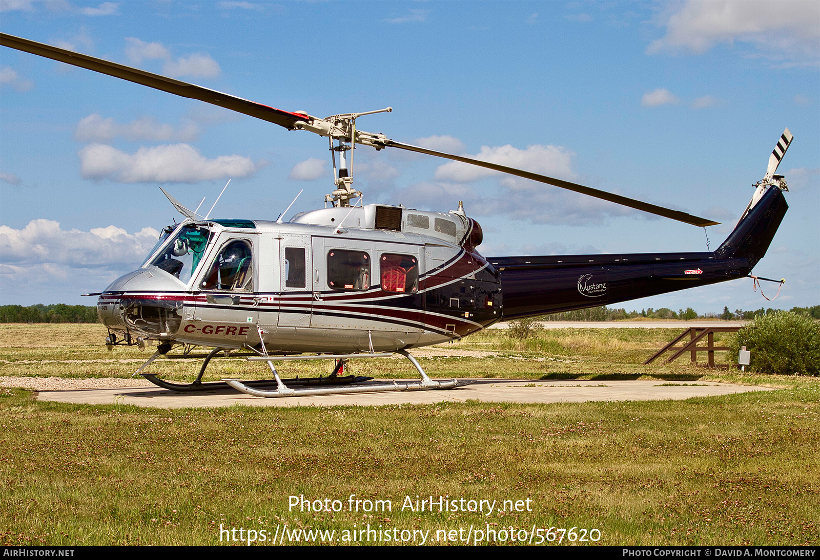 Aircraft Photo of C-GFRE | Bell 205A-1 | Mustang Helicopters | AirHistory.net #567620