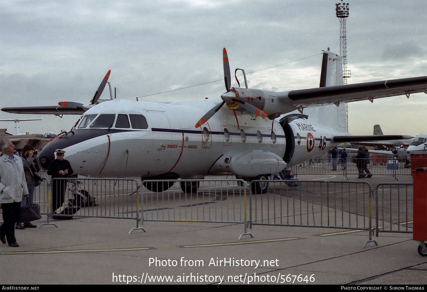 Aircraft Photo of 46 | Aerospatiale N-262E | France - Navy | AirHistory.net #567646