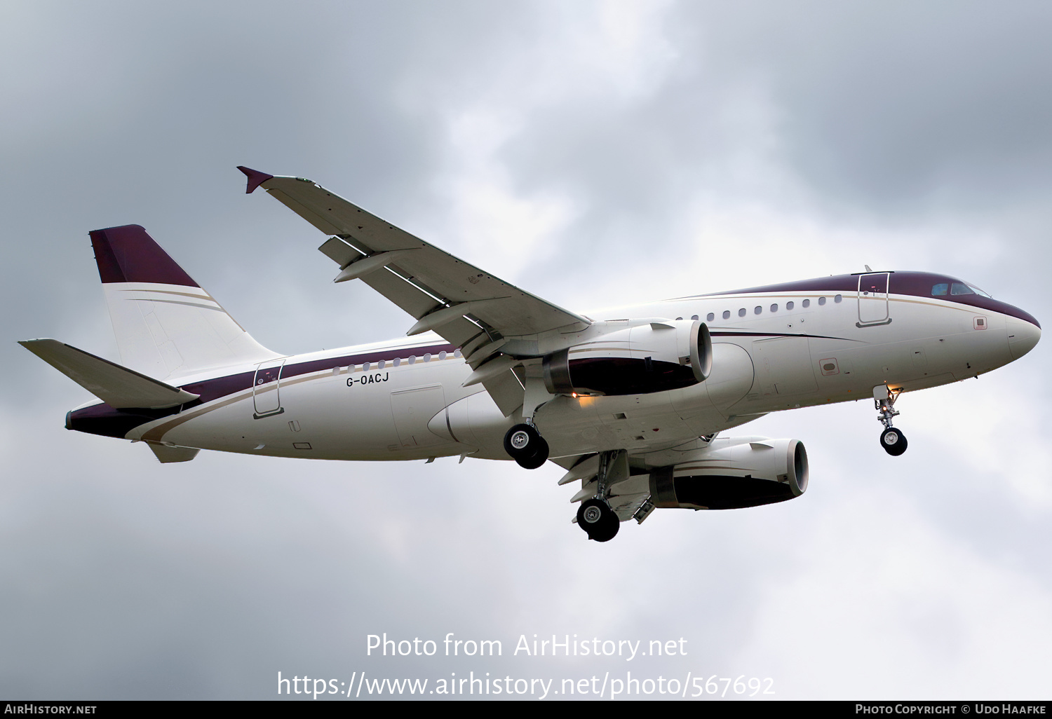 Aircraft Photo of G-OACJ | Airbus ACJ319 (A319-133/CJ) | AirHistory.net #567692