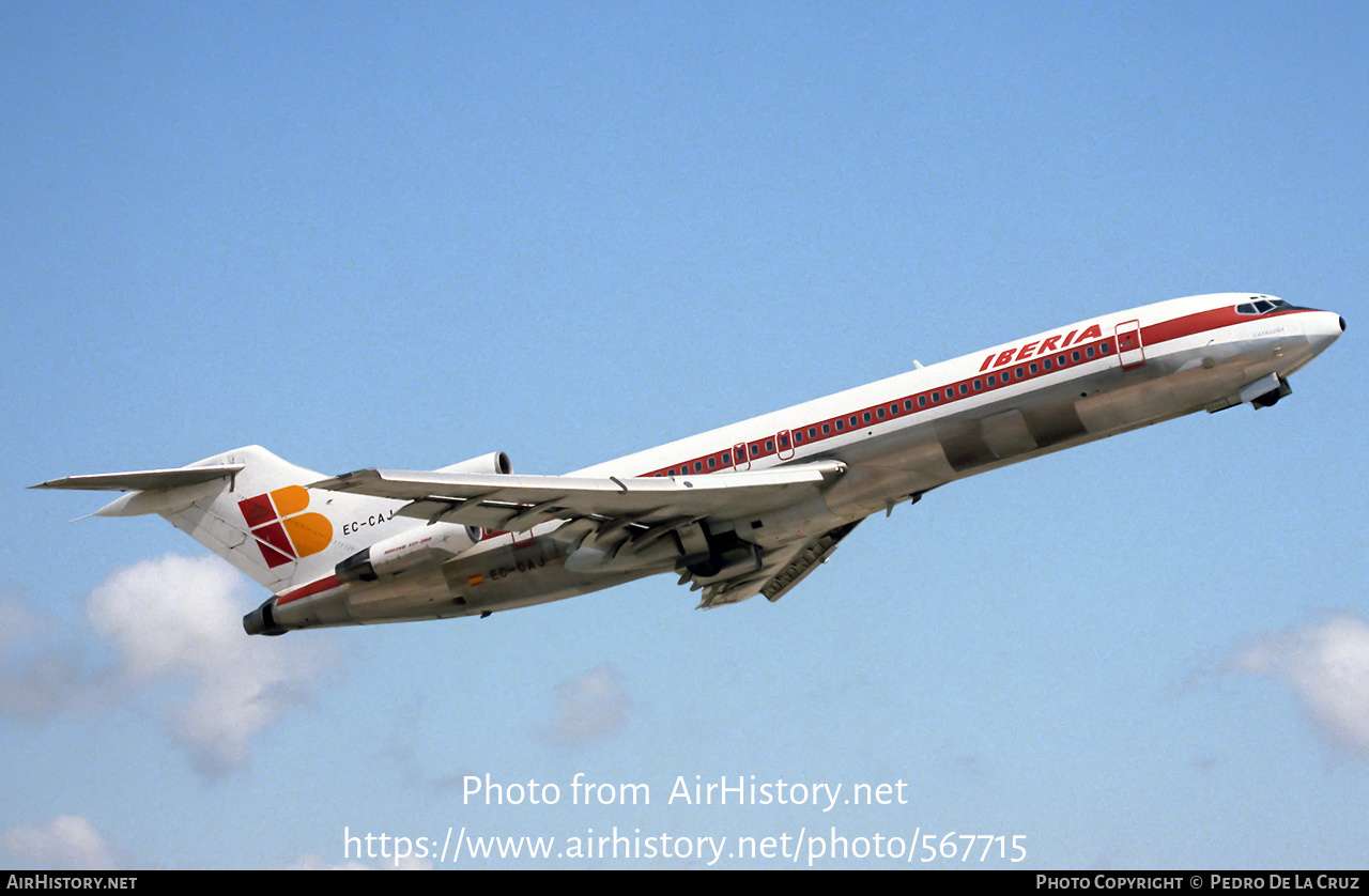 Aircraft Photo of EC-CAJ | Boeing 727-256/Adv | Iberia | AirHistory.net #567715