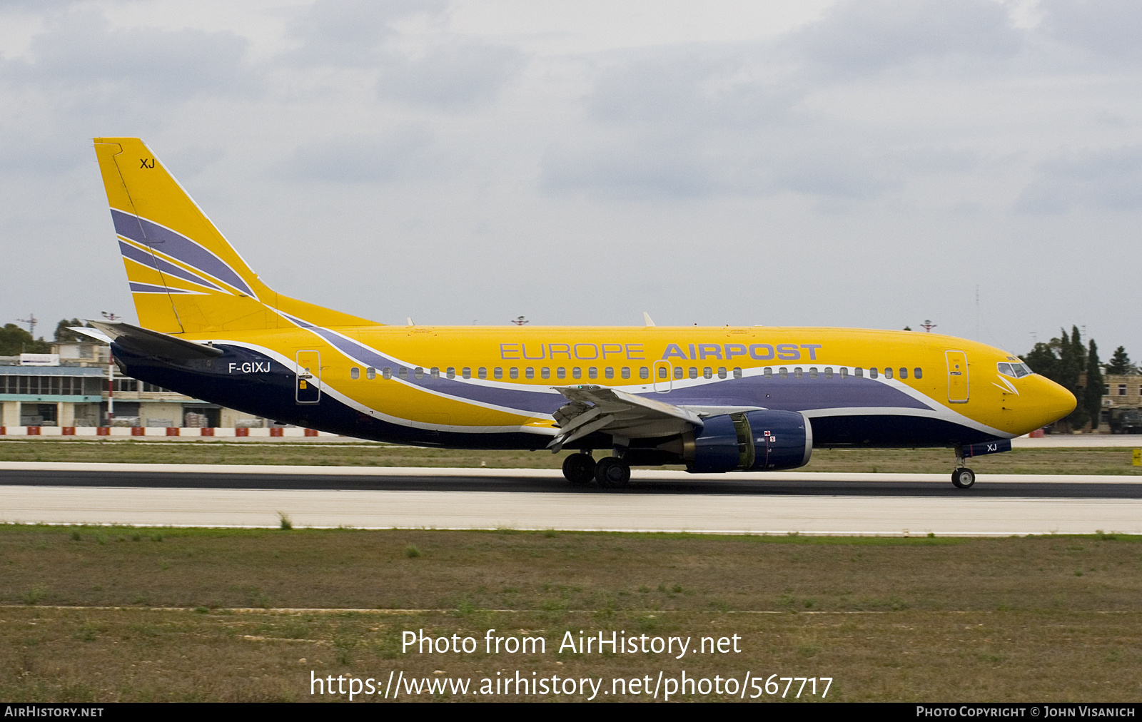 Aircraft Photo of F-GIXJ | Boeing 737-3Y0(QC) | Europe Airpost | AirHistory.net #567717