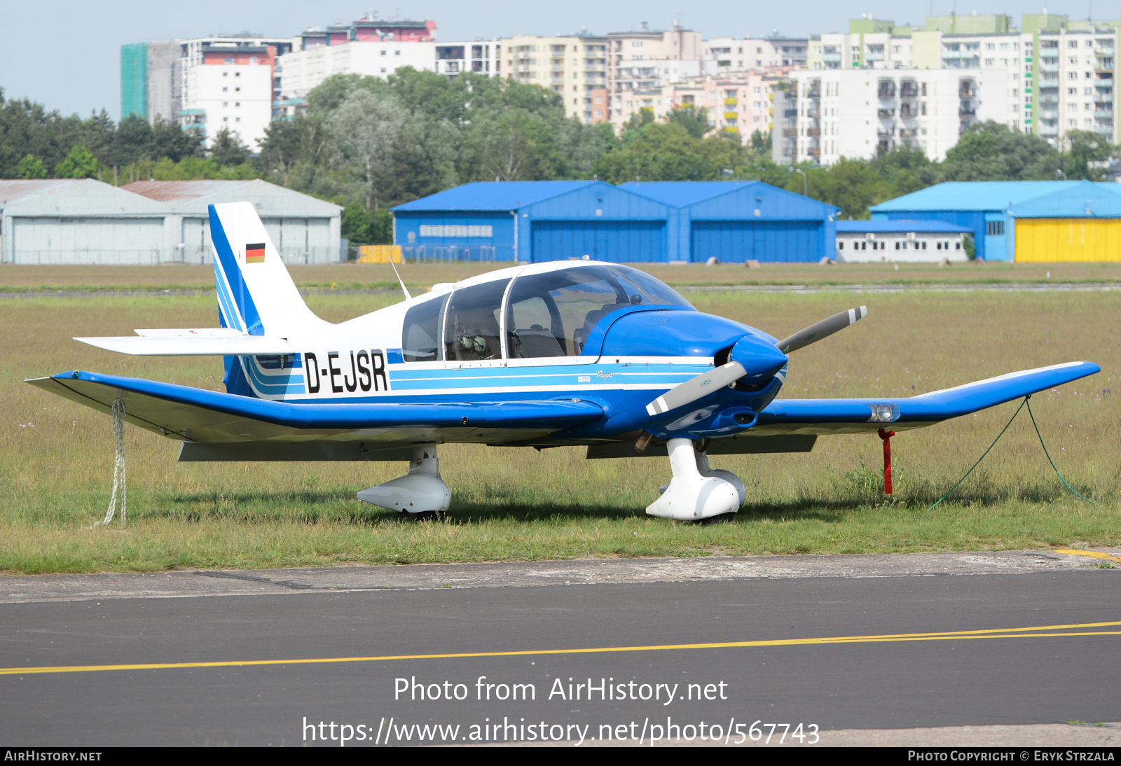 Aircraft Photo of D-EJSR | Robin DR-400-180S Régent | AirHistory.net #567743