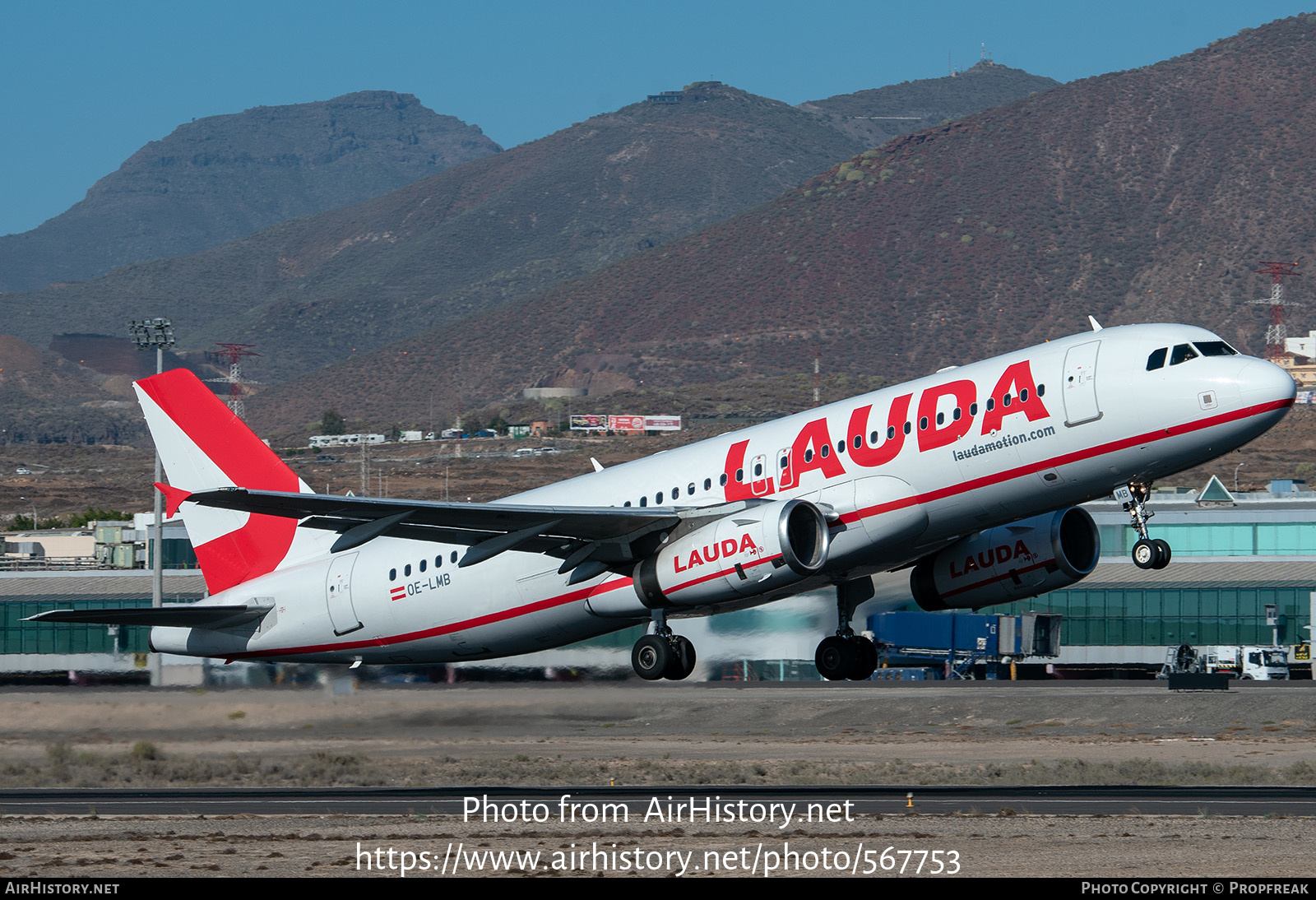 Aircraft Photo of OE-LMB | Airbus A320-232 | Lauda | AirHistory.net #567753