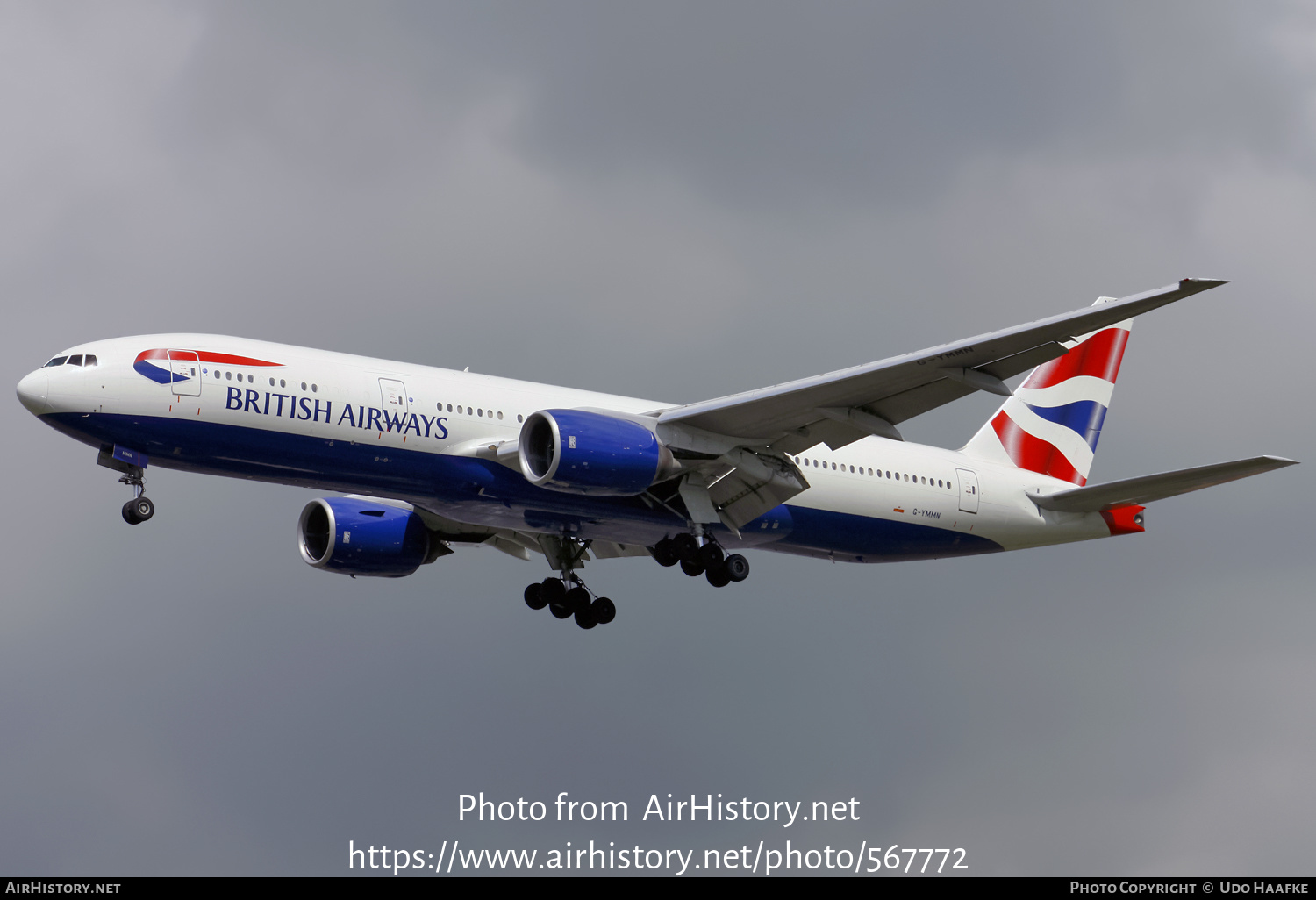 Aircraft Photo of G-YMMN | Boeing 777-236/ER | British Airways | AirHistory.net #567772