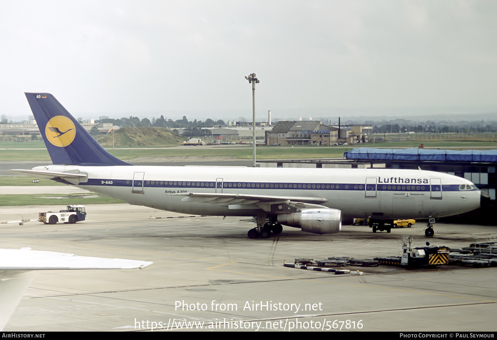 Aircraft Photo of D-AIAD | Airbus A300B2-1C | Lufthansa | AirHistory.net #567816