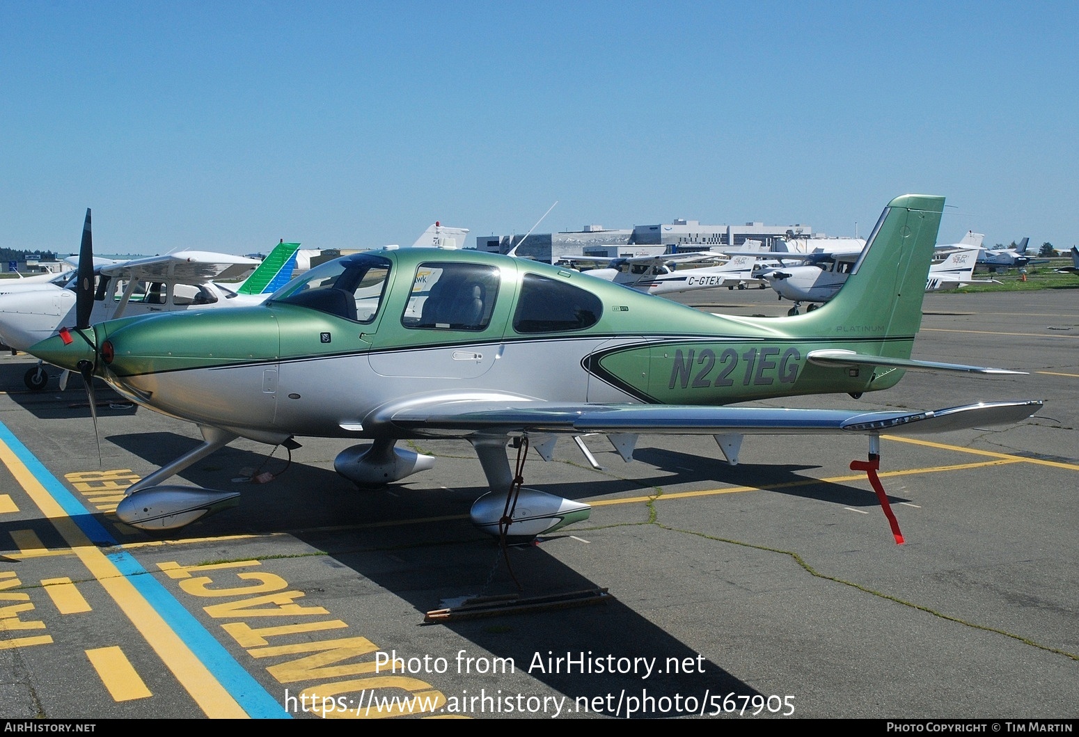 Aircraft Photo of N221EG | Cirrus SR-22T G6-GTS Platinum | AirHistory.net #567905