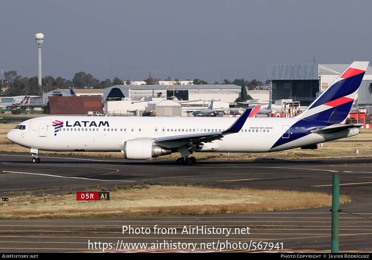 Aircraft Photo of CC-CXI | Boeing 767-316/ER | LATAM Airlines | AirHistory.net #567941