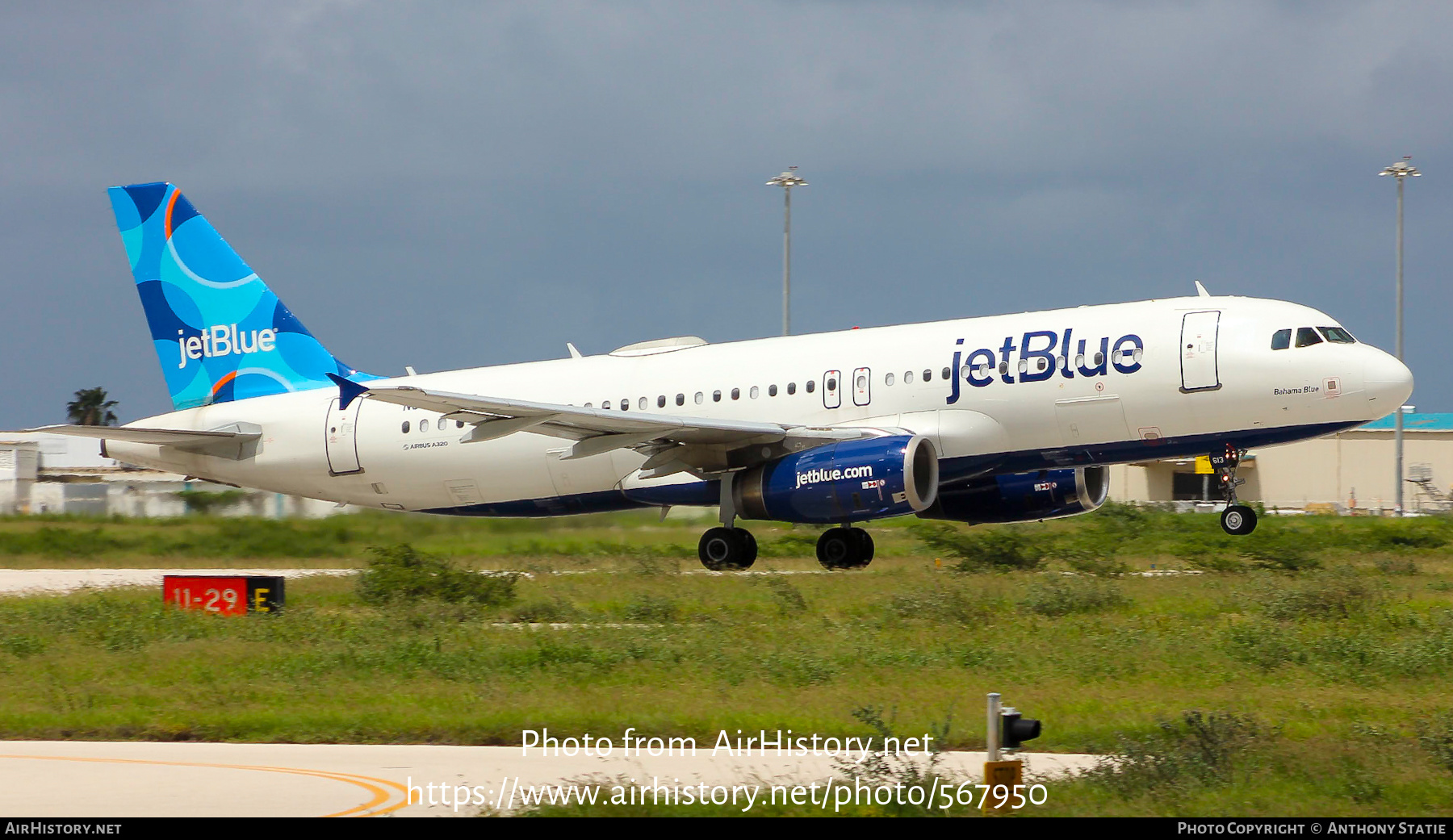 Aircraft Photo of N613JB | Airbus A320-232 | JetBlue Airways | AirHistory.net #567950